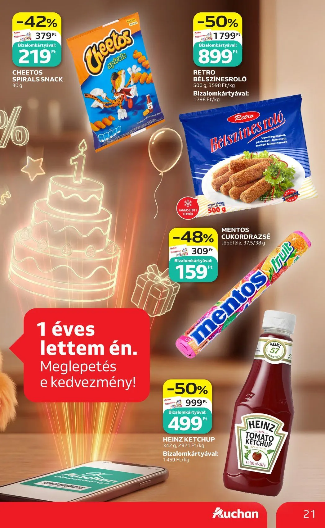 Katalógus Auchan legfrissebb ajánlatai május 21.-tól május 27.-ig 2026. - Oldal 21