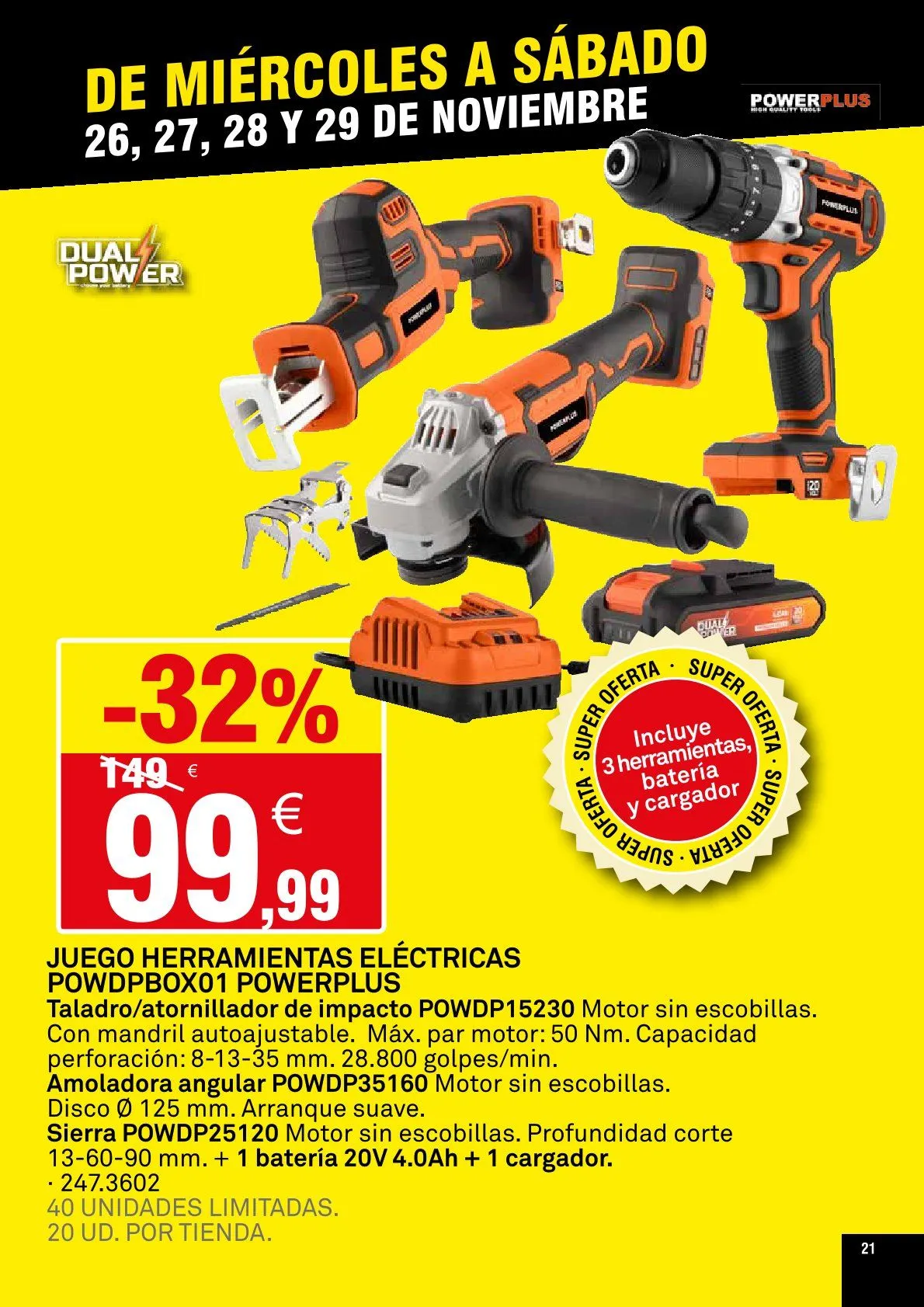 Catálogo de Bricoking Ofertas 26 de noviembre al 29 de noviembre 2025 - Página 21