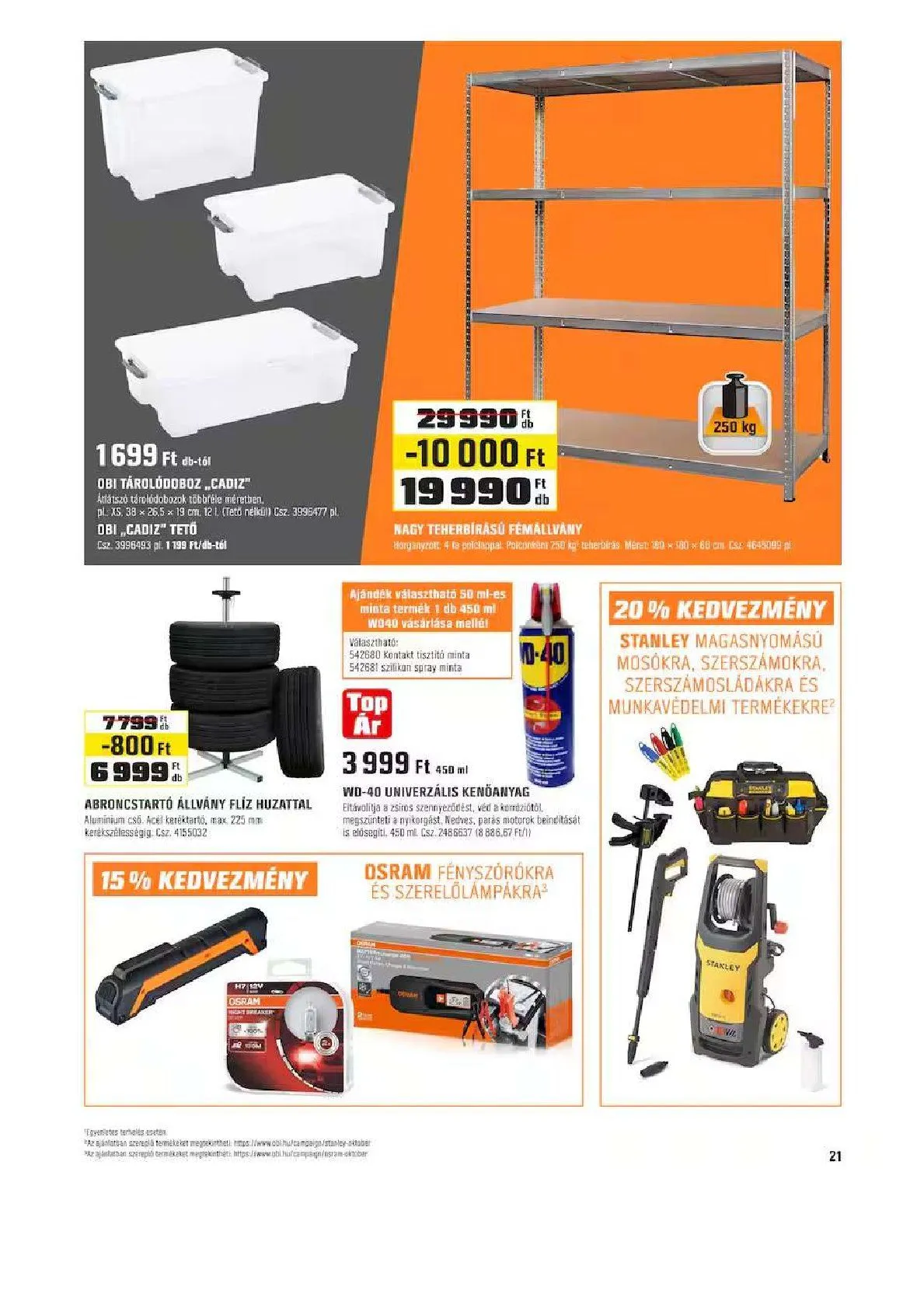 Katalógus OBI október 1.-tól november 3.-ig 2025. - Oldal 21