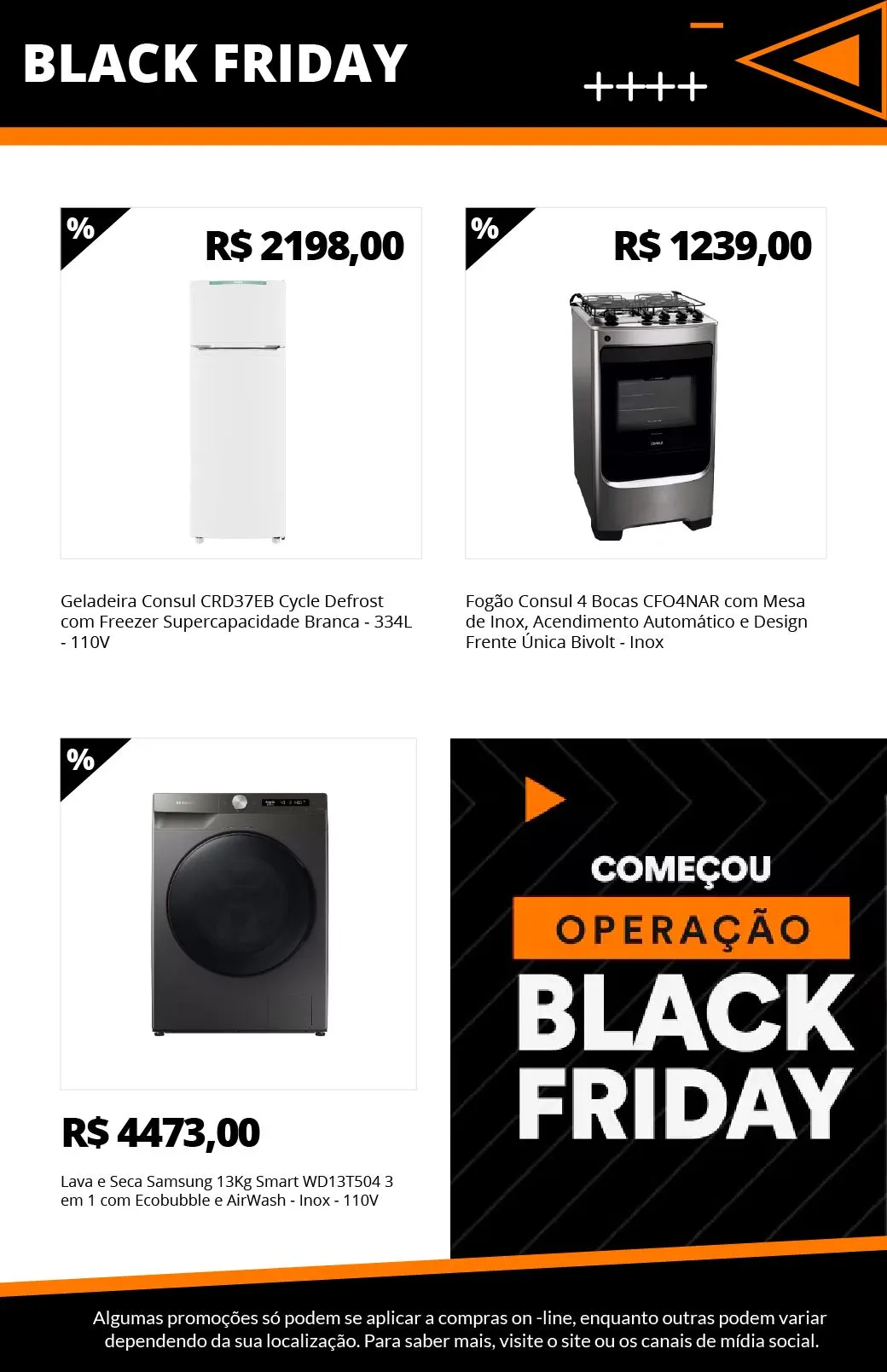 Encarte de Promoções Black Friday 31 de outubro até 30 de novembro 2024 - Pagina 20