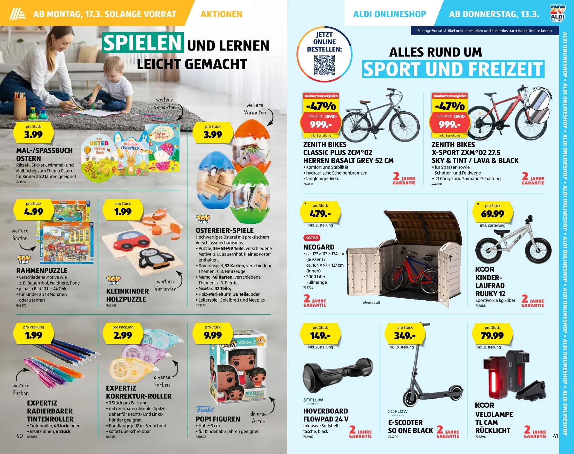 Aldi Prospekt von 13. März bis 19. März 2025 - Prospekt seite  21