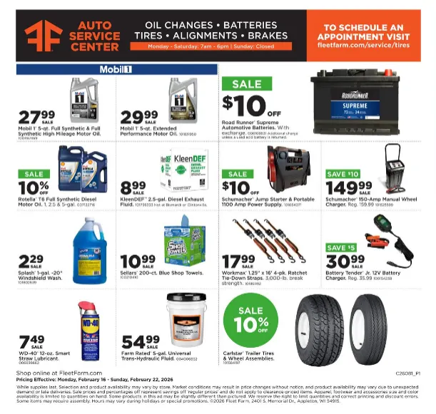 Weekly ad Fleet Farm Sales from February 16 to February 22 2026 - Page 21