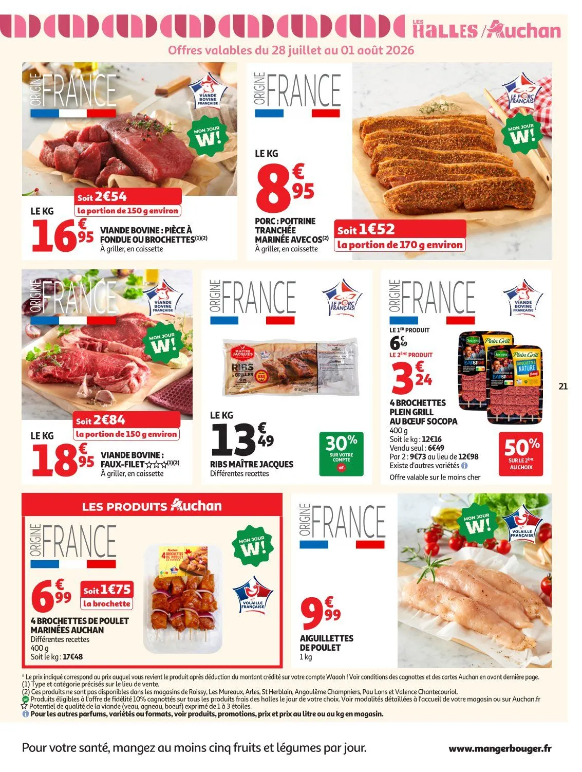 Catalogues Auchan du 28 juillet au 8 août 2026 - Catalogue page 21