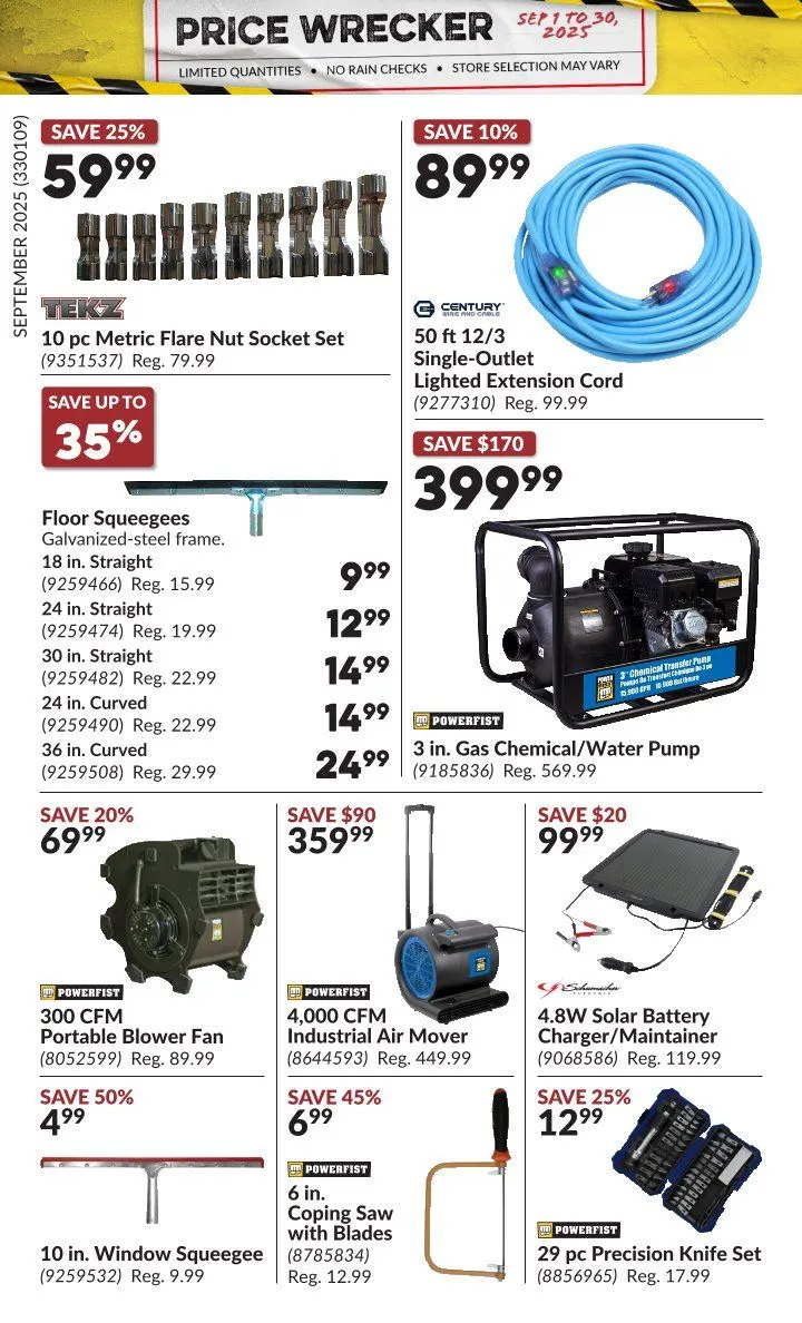 Princess Auto Sales from September 1 to September 30 2025 - flyer page 21