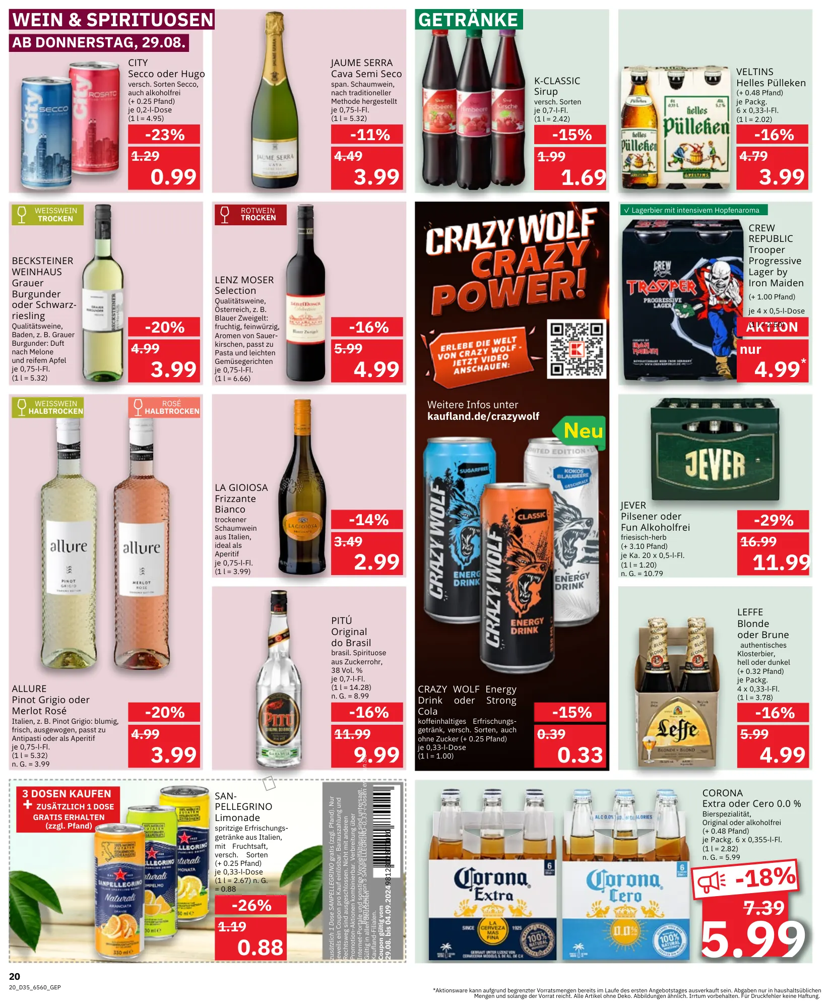 Kaufland Angebote van 29 augustus tot 4 september 2024 - Folder pagina 20