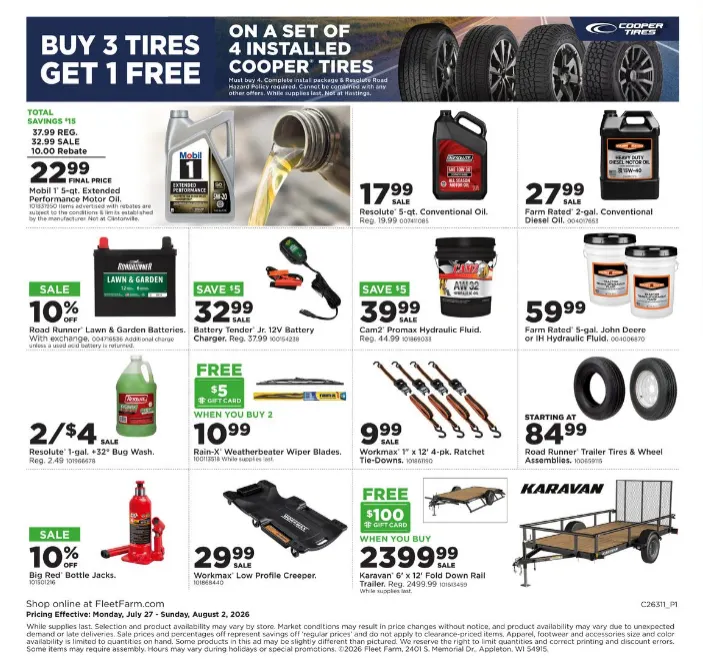 Weekly ad Fleet Farm Sales from July 27 to August 3 2026 - Page 21