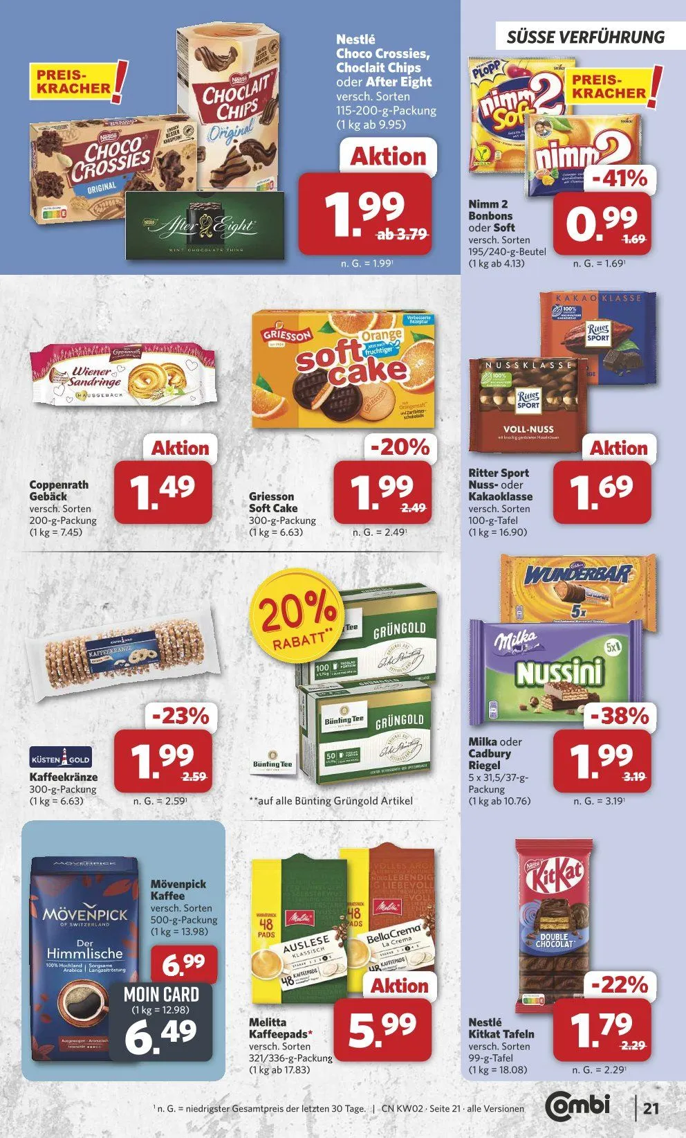 Combi Angebote  von 5. Januar bis 10. Januar 2026 - Prospekt seite 21