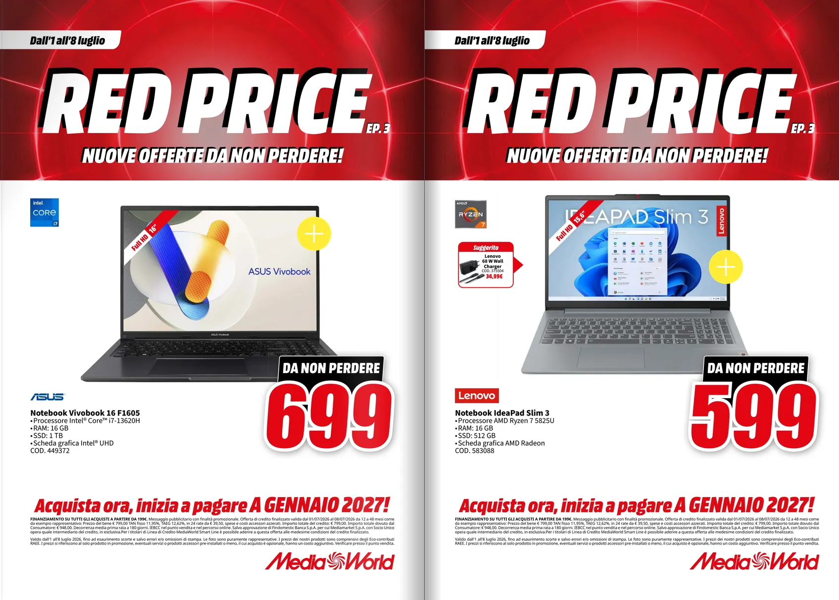 Volantini MEDIAWORLD da 1 luglio a 8 luglio di 2026 - Pagina del volantino 21