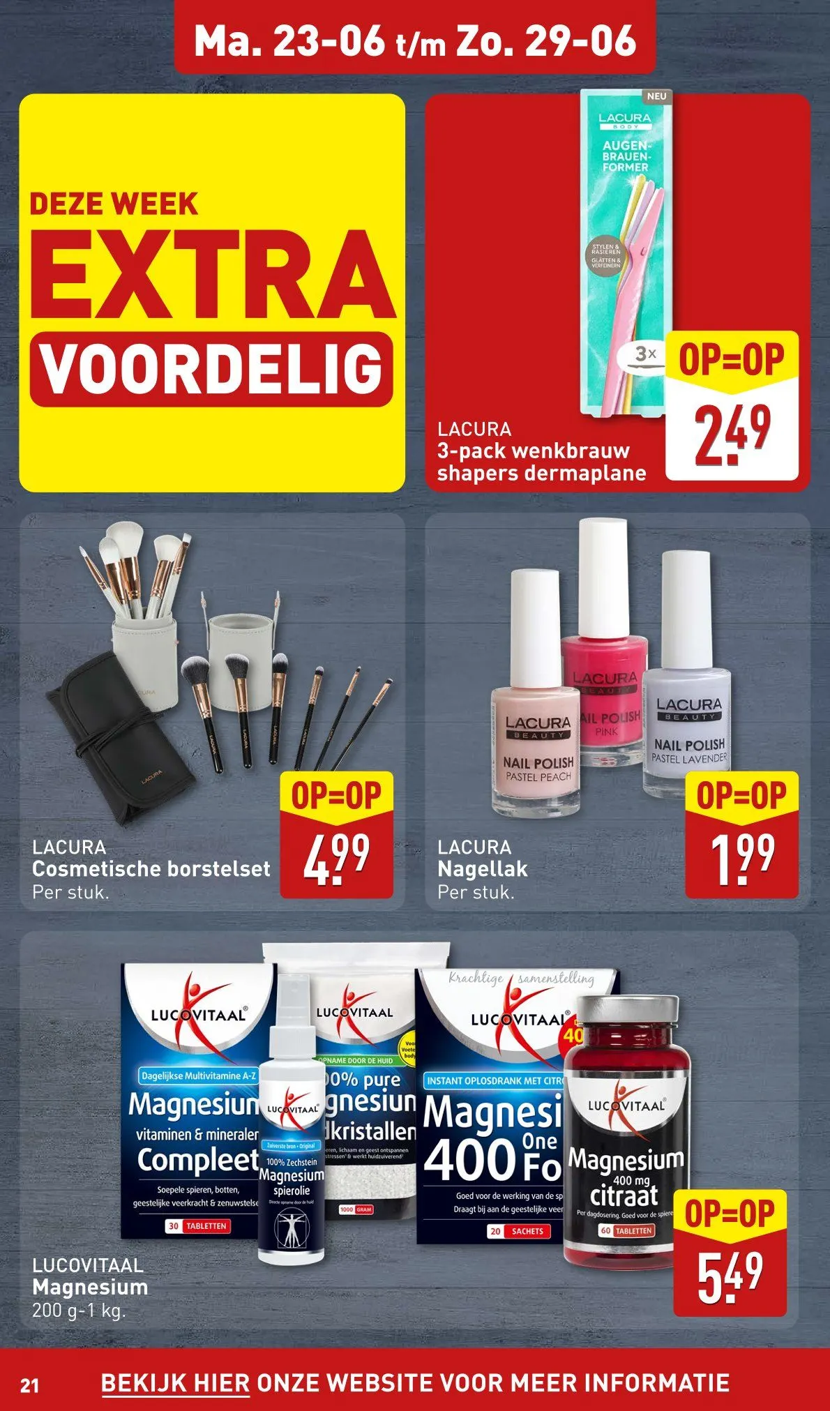 Folder van volgende week van 23 juni tot 29 juni 2025 - Folder pagina 21