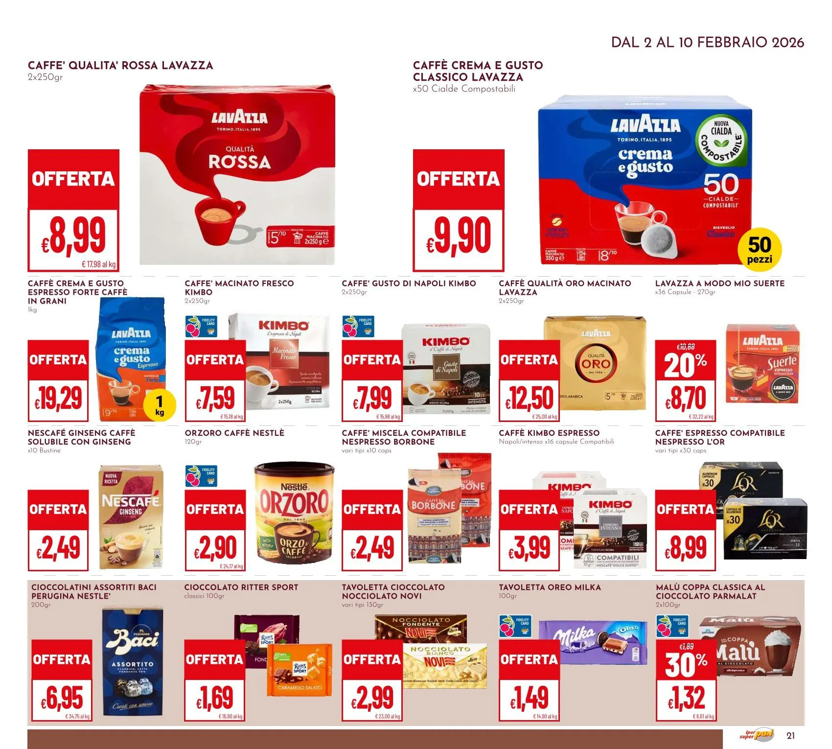 Volantini Pan da 2 febbraio a 10 febbraio di 2026 - Pagina del volantino 21