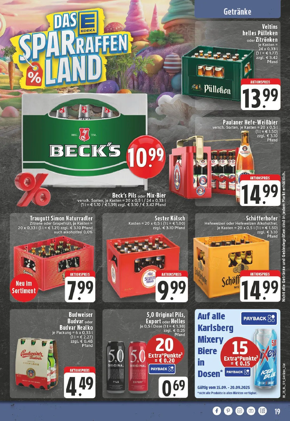 Edeka Prospekte von 15. September bis 20. September 2025 - Prospekt seite 21