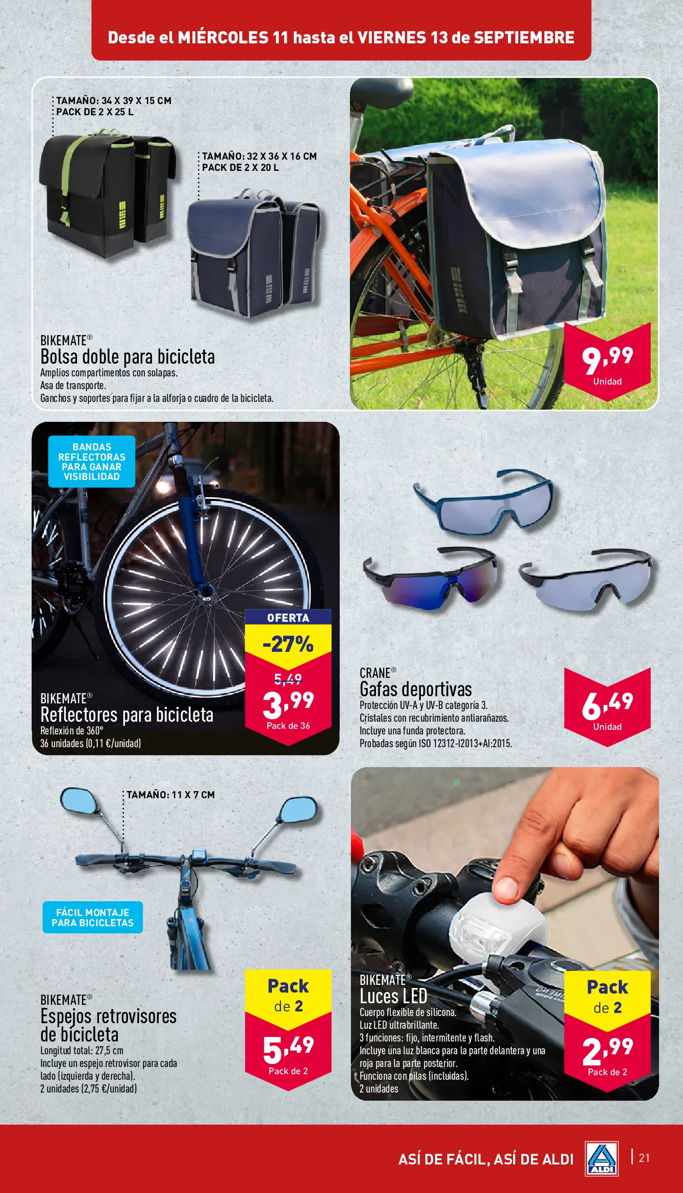 Catálogo de Aldi Ofertas 11 de septiembre al 17 de septiembre 2024 - Página 21