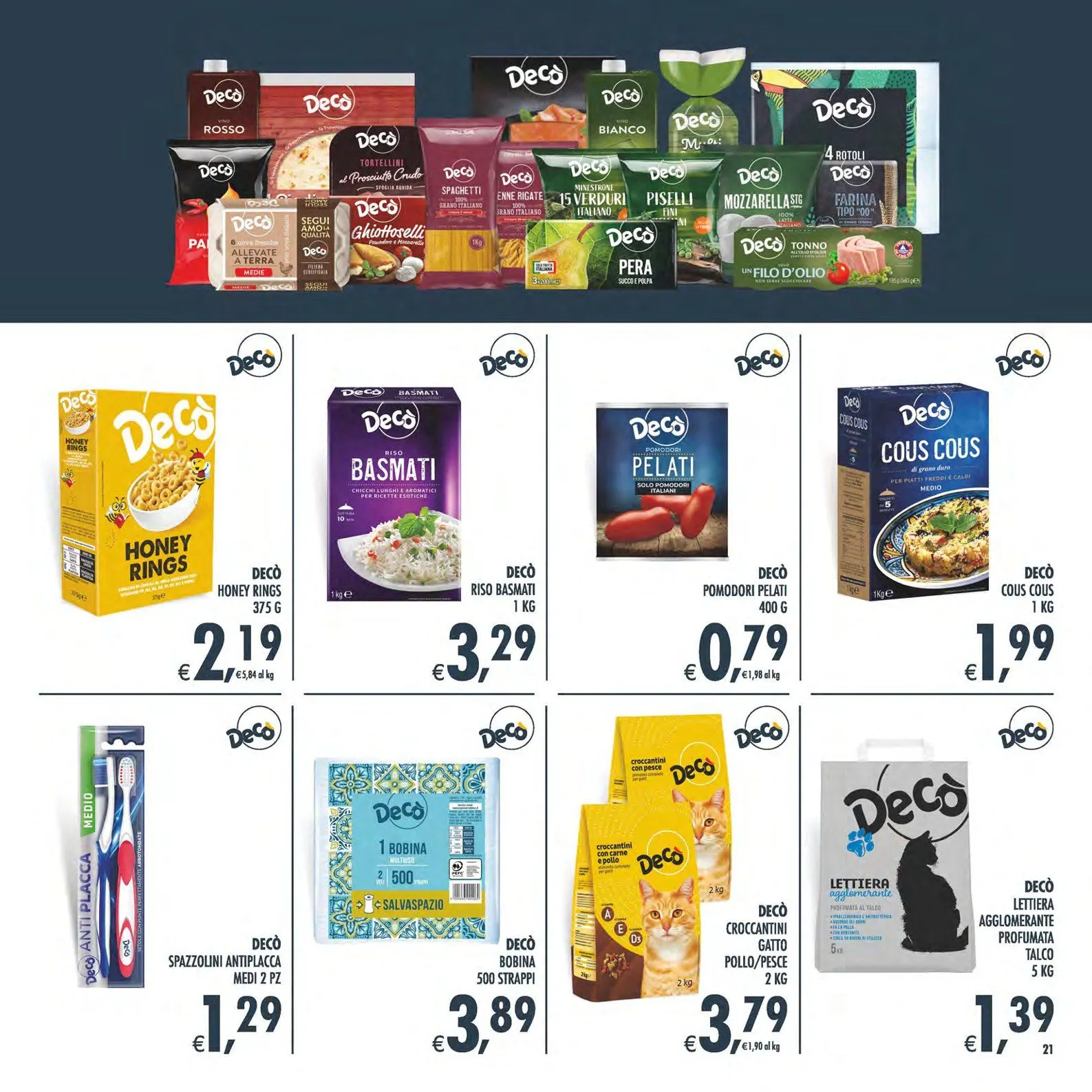 Volantini Deco Supermercati da 19 giugno a 29 giugno di 2026 - Pagina del volantino 21