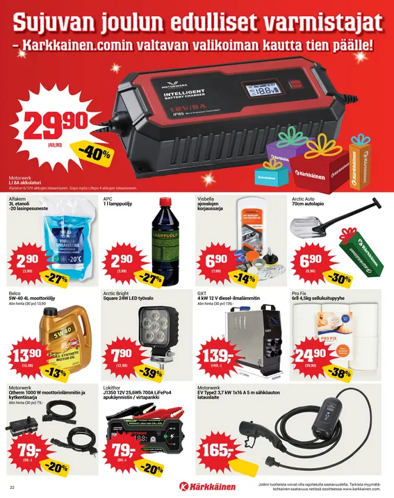 Kärkkäinen  Angebote voimassa alkaen 3. joulukuuta - 16. joulukuuta 2025 - Tarjouslehti sivu 21