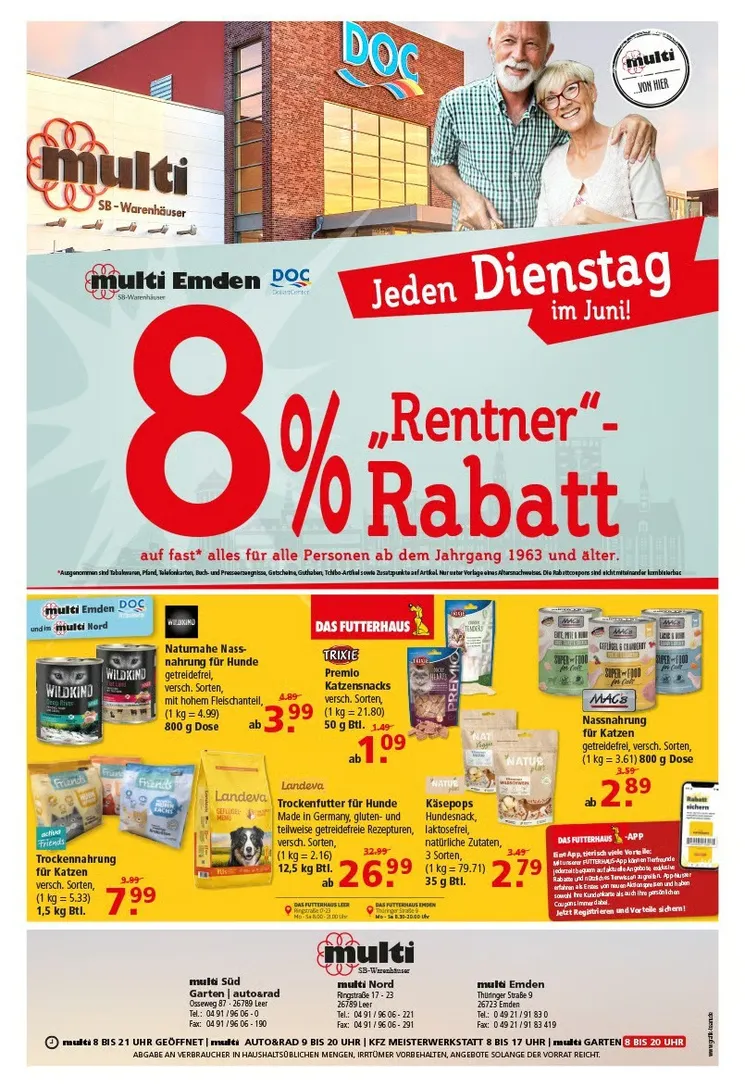  Multi Markt Angebote von 15. Juni bis 20. Juni 2026 - Prospekt seite 21