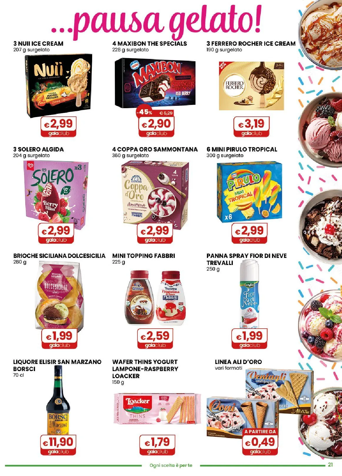 Volantini Gala Supermercati da 15 luglio a 28 luglio di 2026 - Pagina del volantino 21