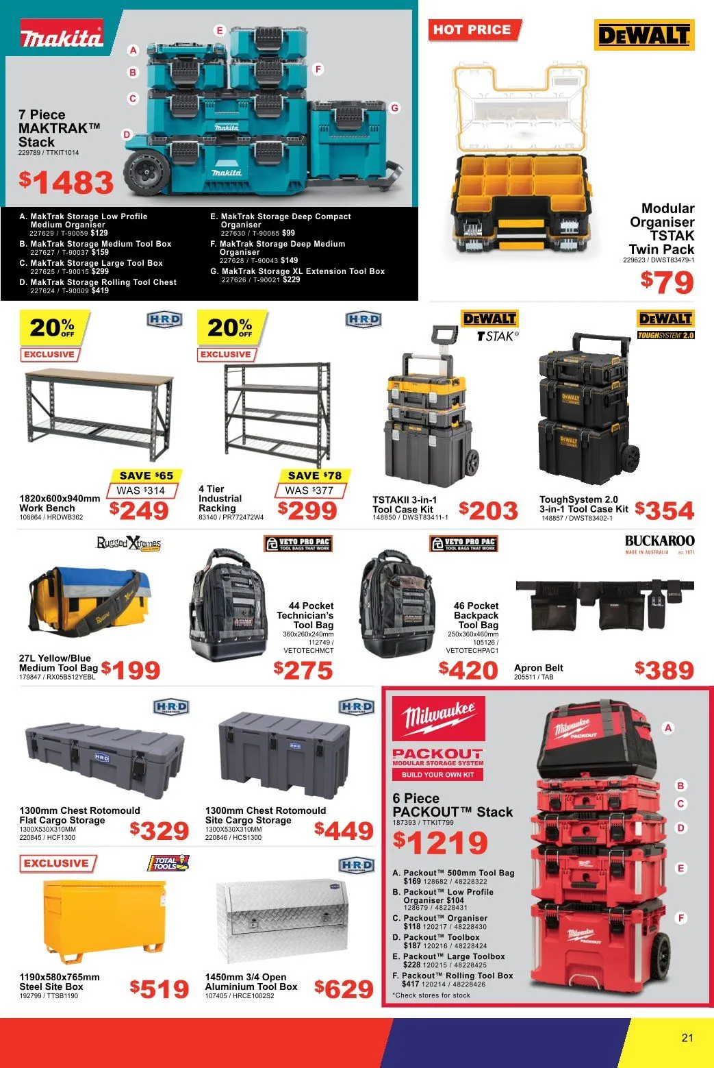 Total Tools catalogues - Weekly specials - Catalogue valid from 19 August to 7 September 2025 - page 21