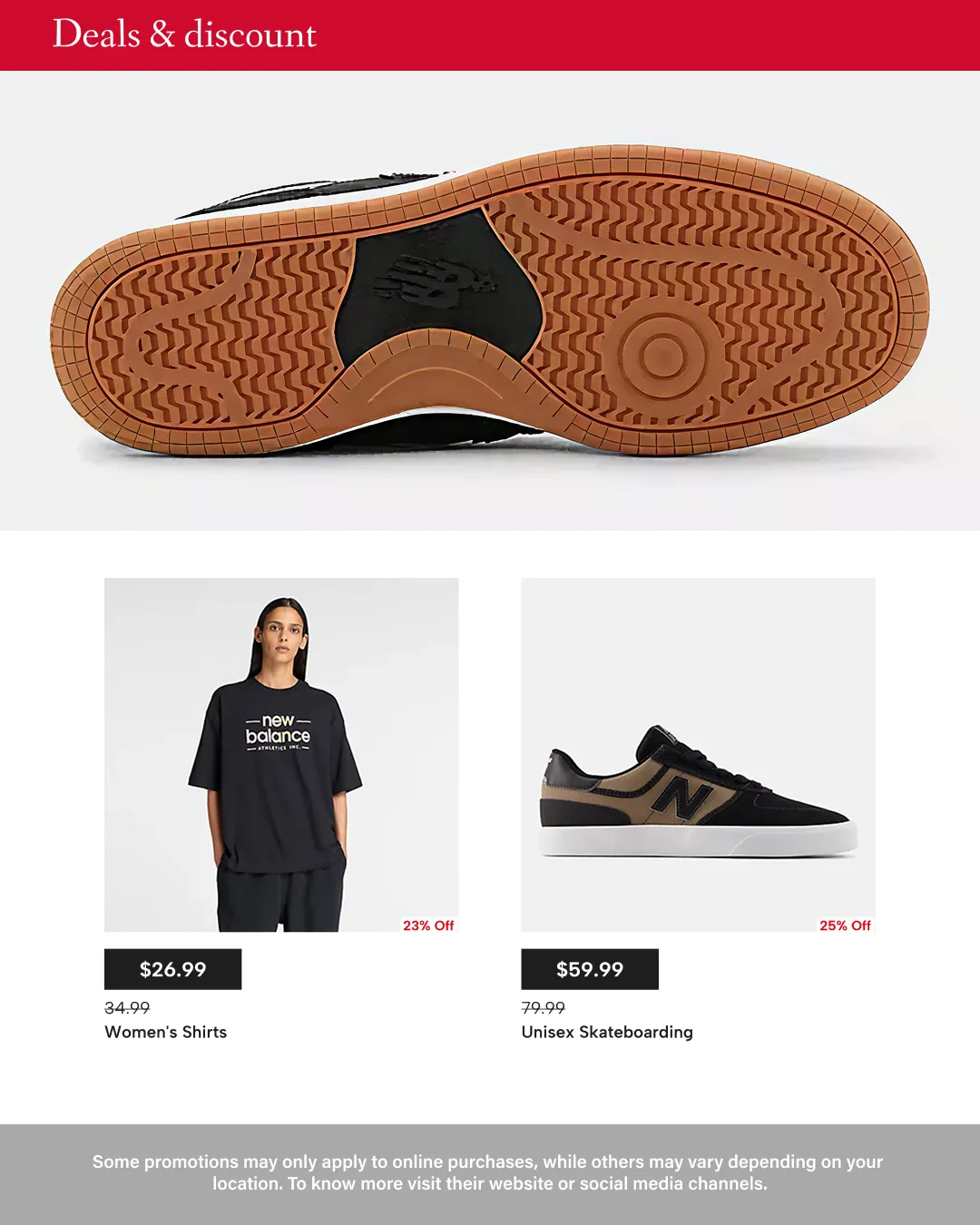 Weekly ad  New Balance Sales from March 27 to April 15 2026 - Page 21