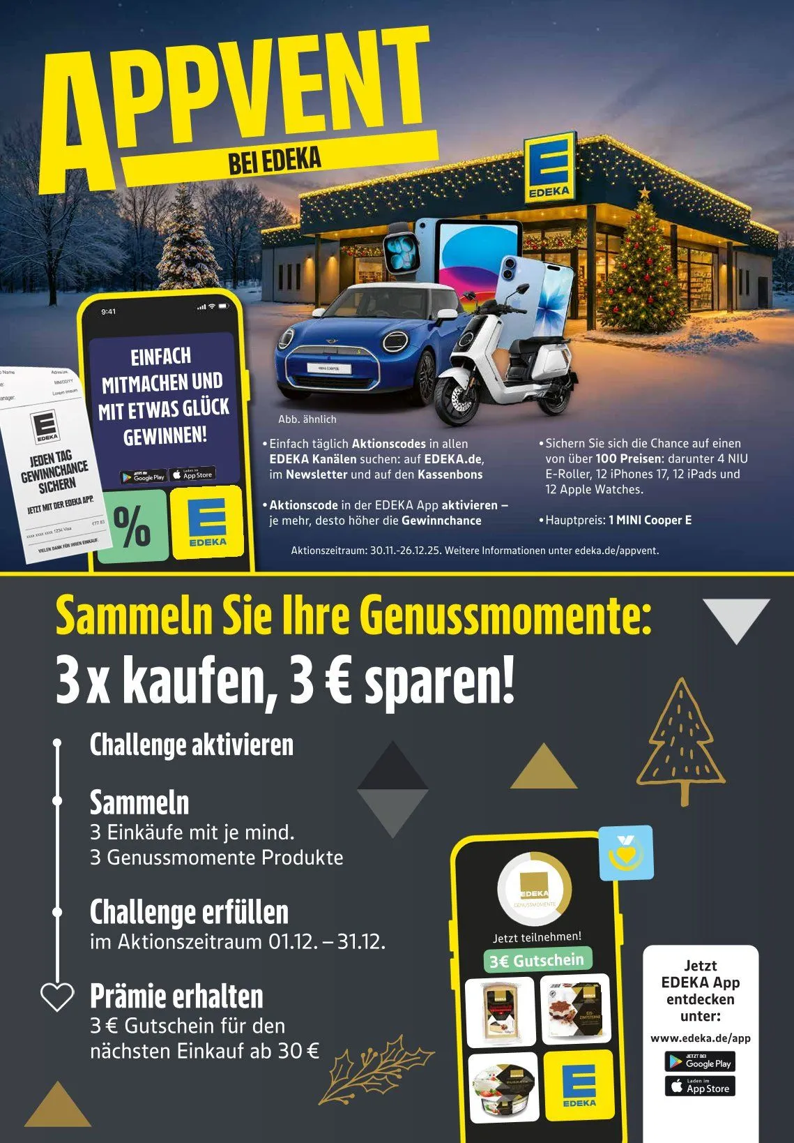 Edeka Sales von 3. Dezember bis 6. Dezember 2025 - Prospekt seite 21