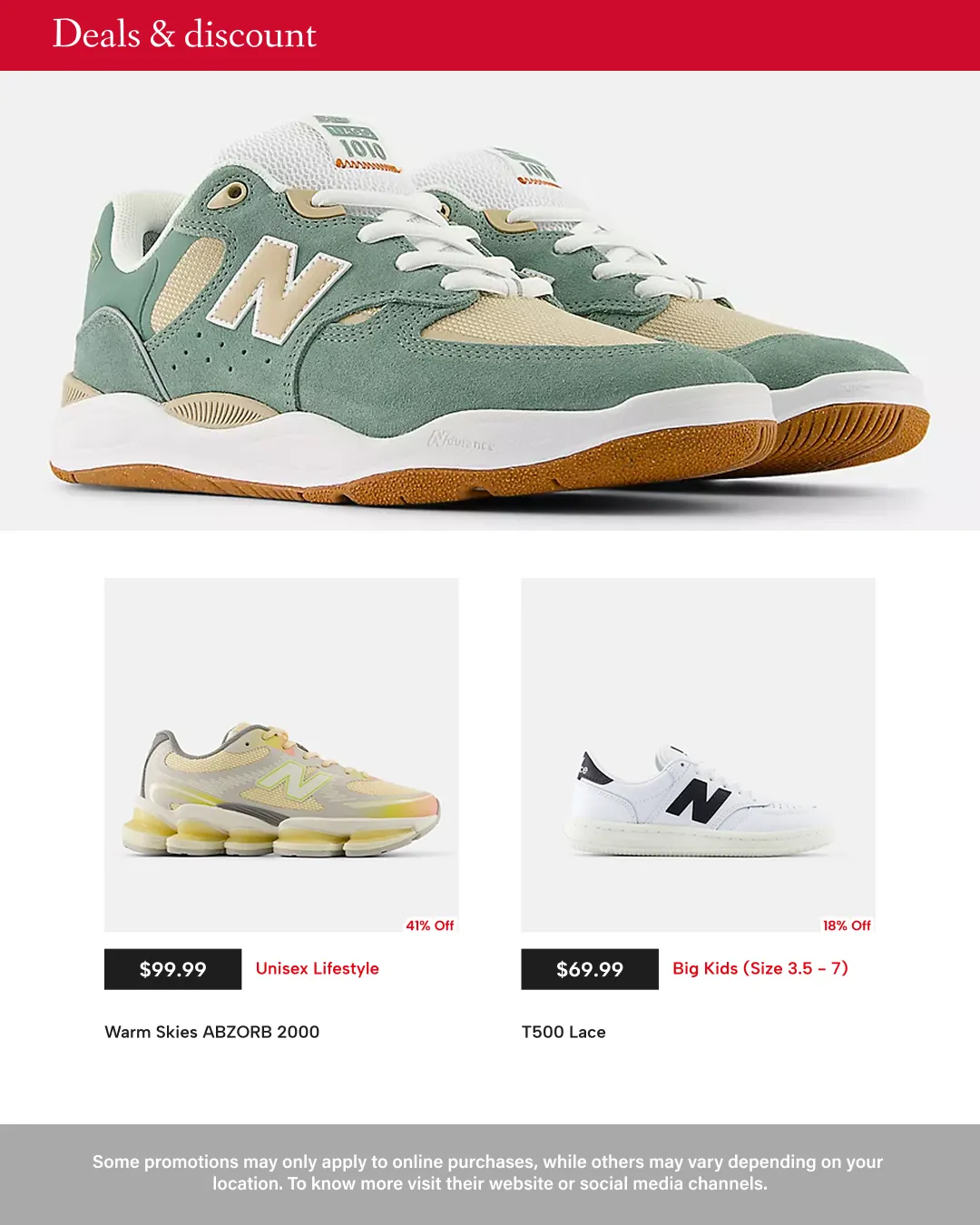 Weekly ad  New Balance Sales from June 22 to July 6 2026 - Page 21