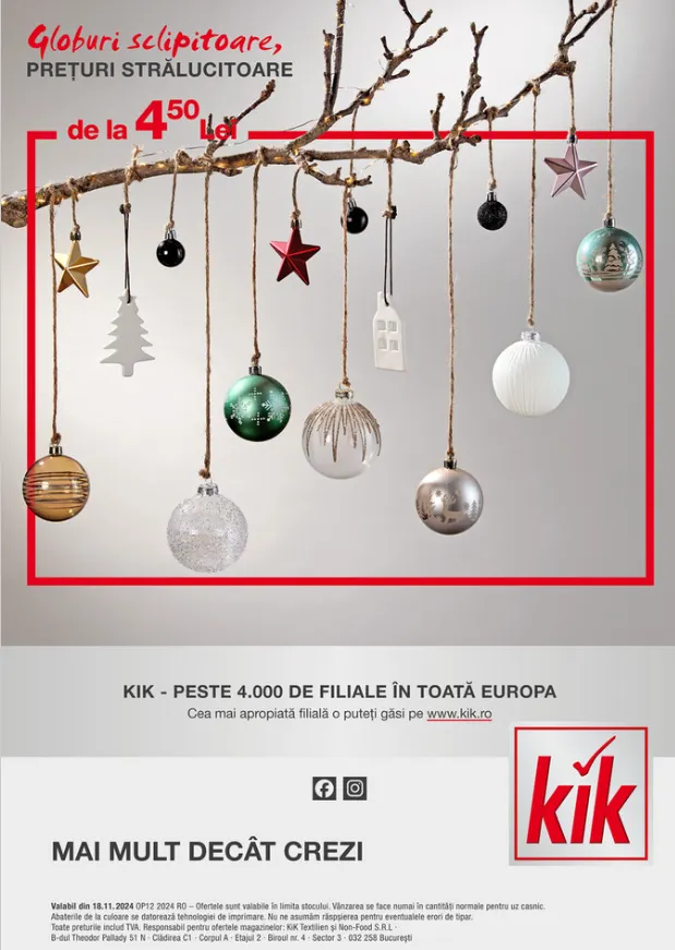 Catalog Kik Oferte de la 26 noiembrie până la 1 decembrie 2024 - Revista Pagina 20