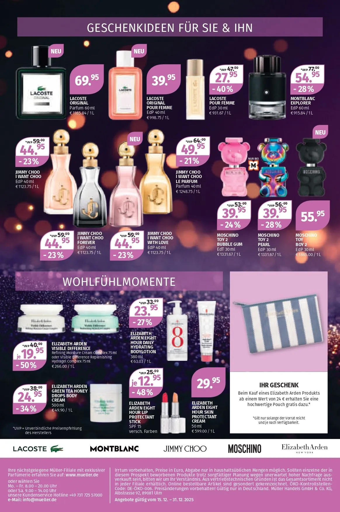 Müller Angebote von 15. Dezember bis 31. Dezember 2025 - Prospekt seite 20