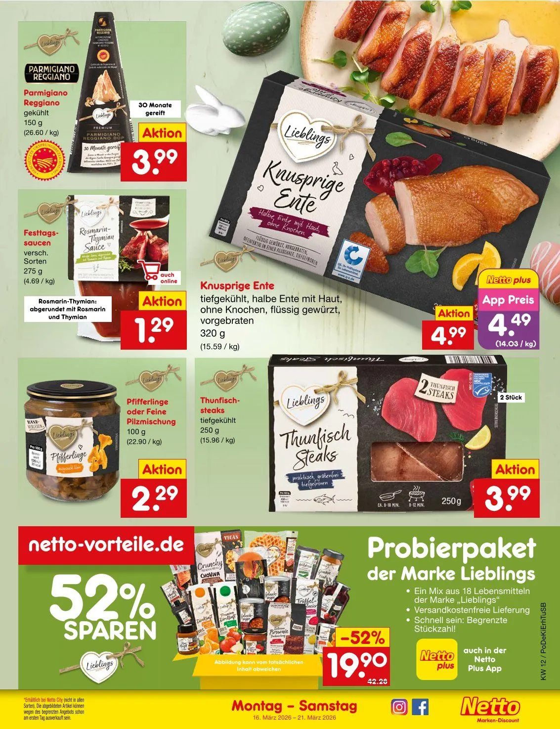 Netto Marken-Discount Prospekte von 16. März bis 21. März 2026 - Prospekt seite 21