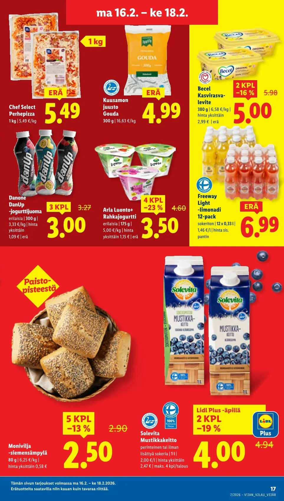 Kaupan Lidl Tarjoukset voimassa alkaen 12. helmikuuta - 15. helmikuuta 2026 - Tarjouslehti sivu 21