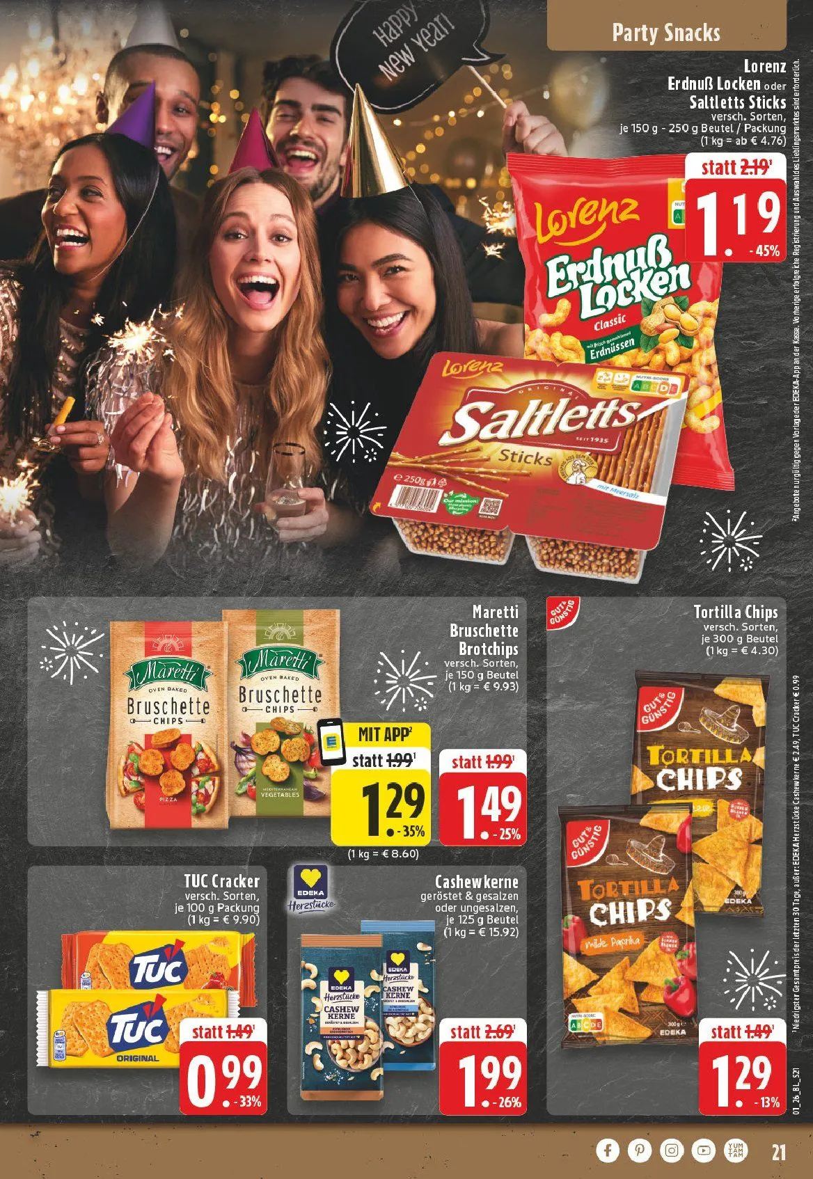 Edeka Prospekte von 29. Dezember bis 3. Januar 2026 - Prospekt seite 21