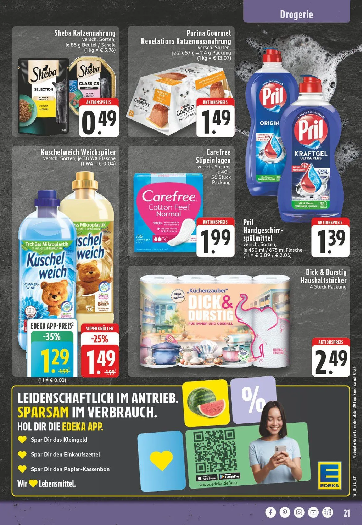 Edeka Prospekt von 7. April bis 12. April 2025 - Prospekt seite 21