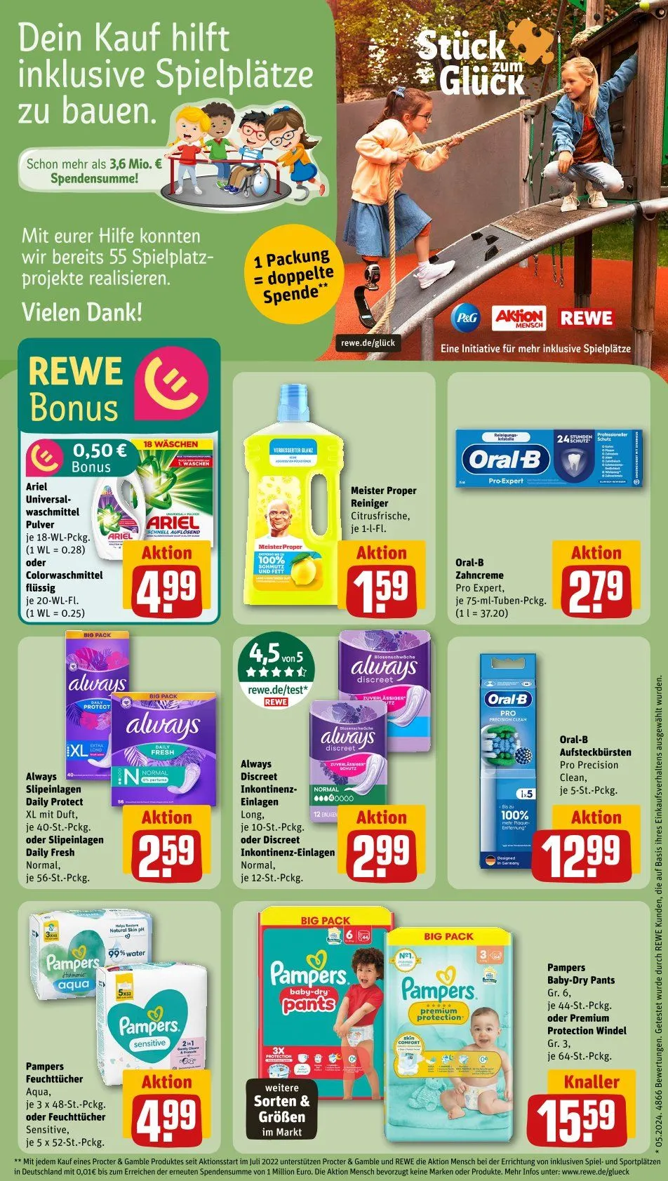 Rewe Prospekt von 31. März bis 6. April 2025 - Prospekt seite 21