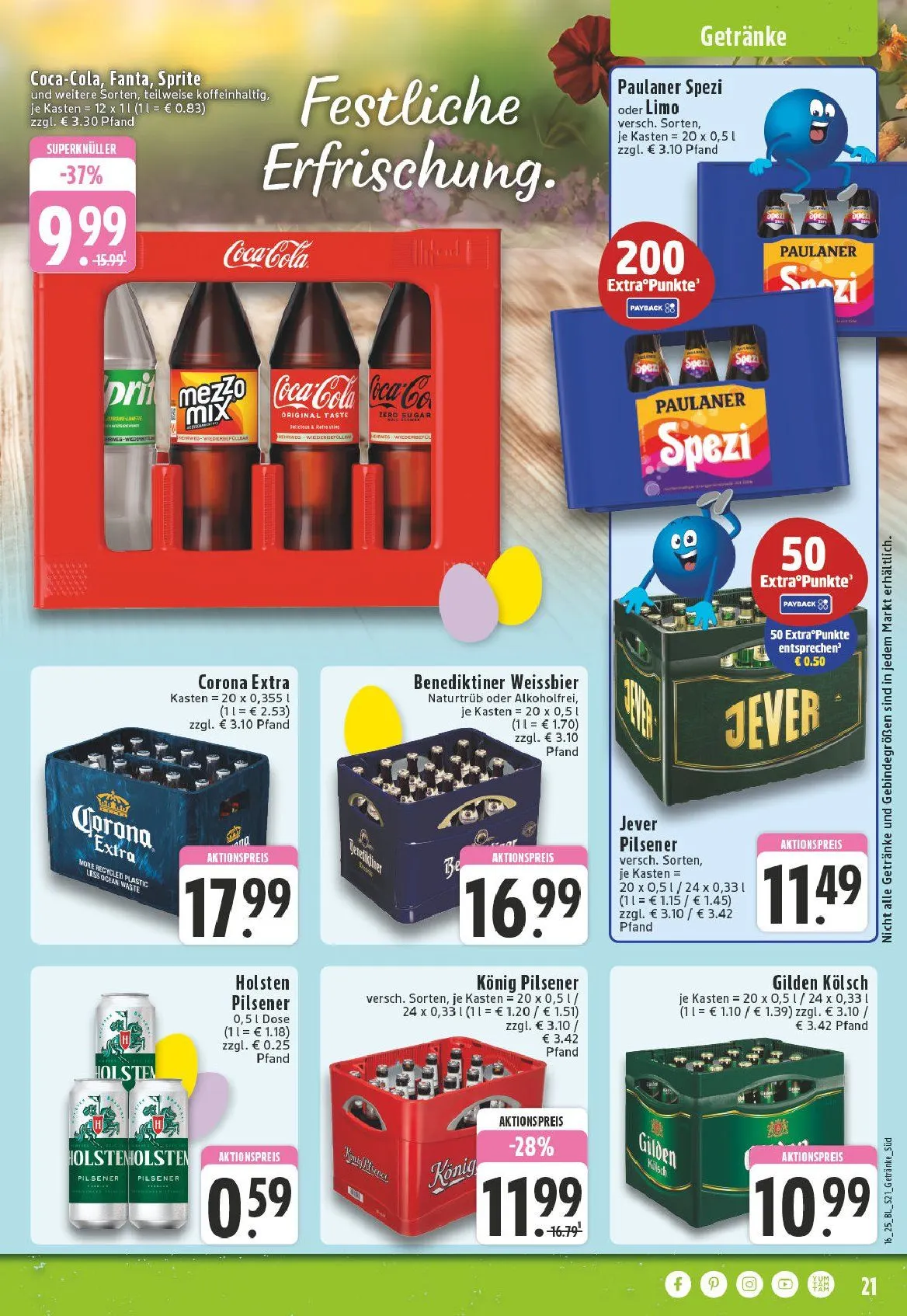 Edeka Angebote von 14. April bis 19. April 2025 - Prospekt seite 21