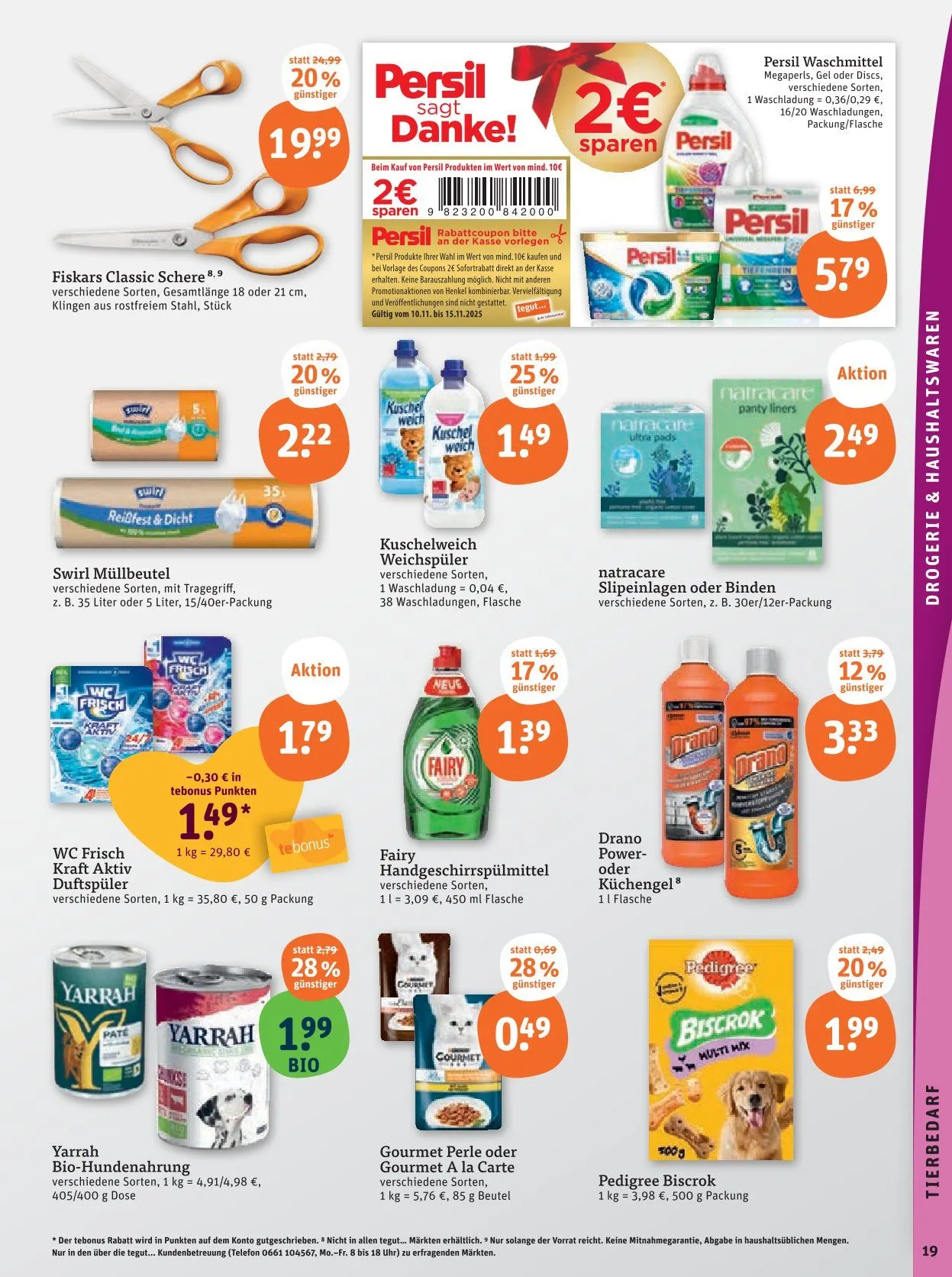 tegut... Angebote von 14. November bis 15. November 2025 - Prospekt seite 21