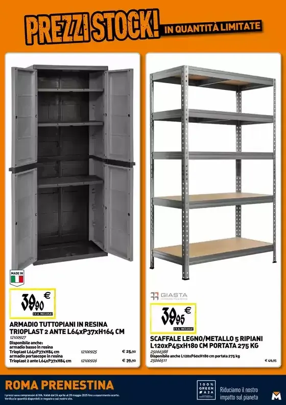 Tecnomat Offerte settimanali! da 25 aprile a 28 maggio di 2025 - Pagina del volantino 20