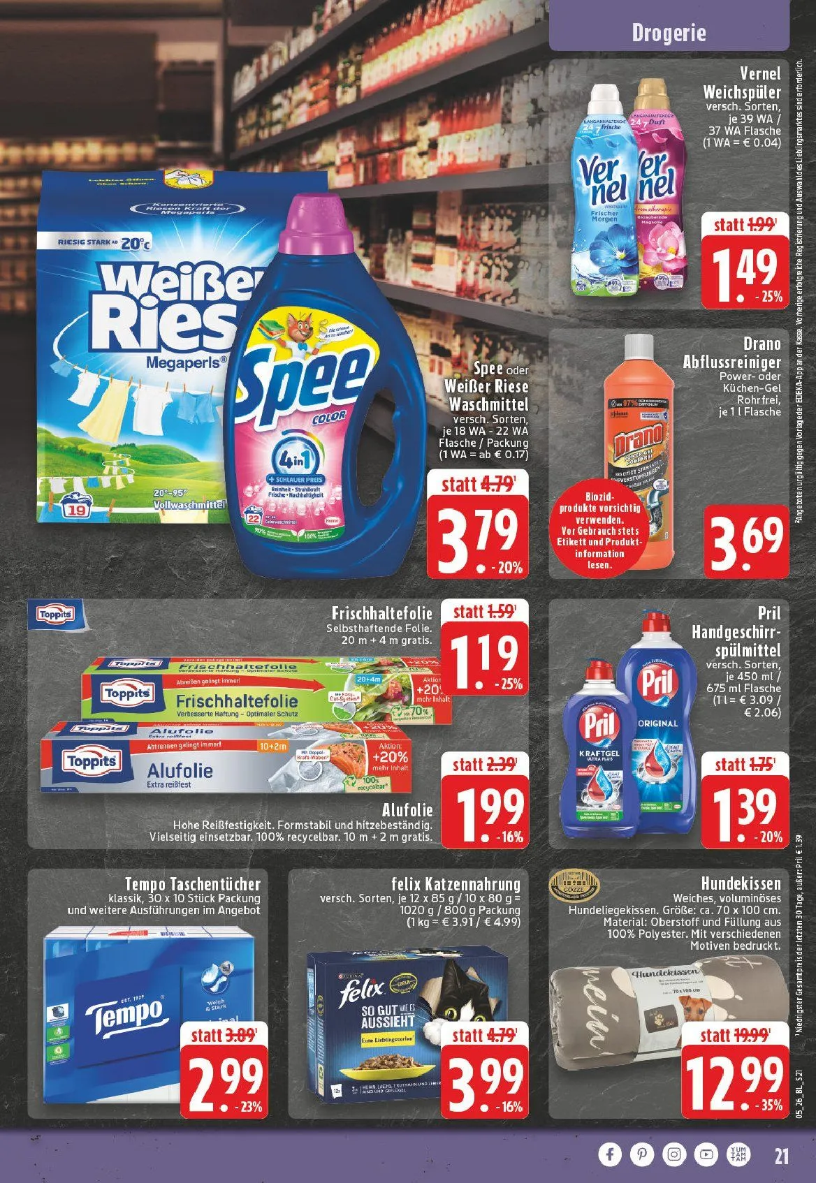 Edeka Angebote von 25. Januar bis 30. Januar 2026 - Prospekt seite 21