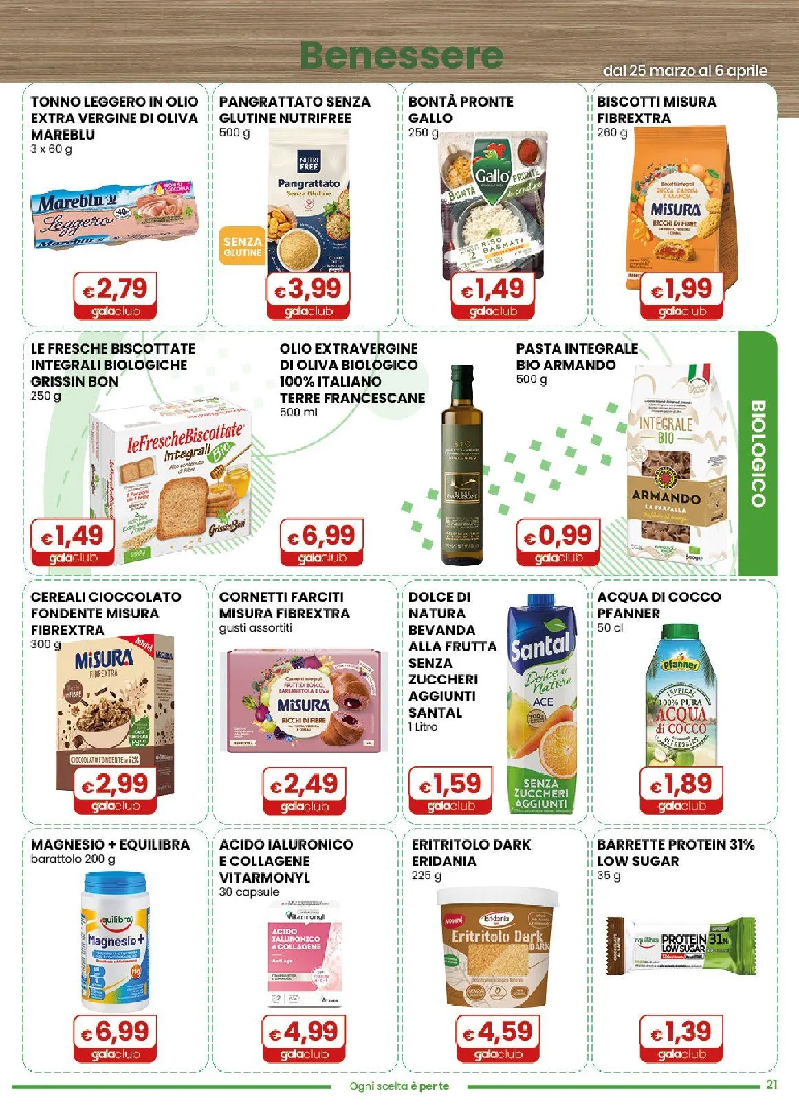 Volantini Gala Supermercati da 25 marzo a 6 aprile di 2026 - Pagina del volantino 21