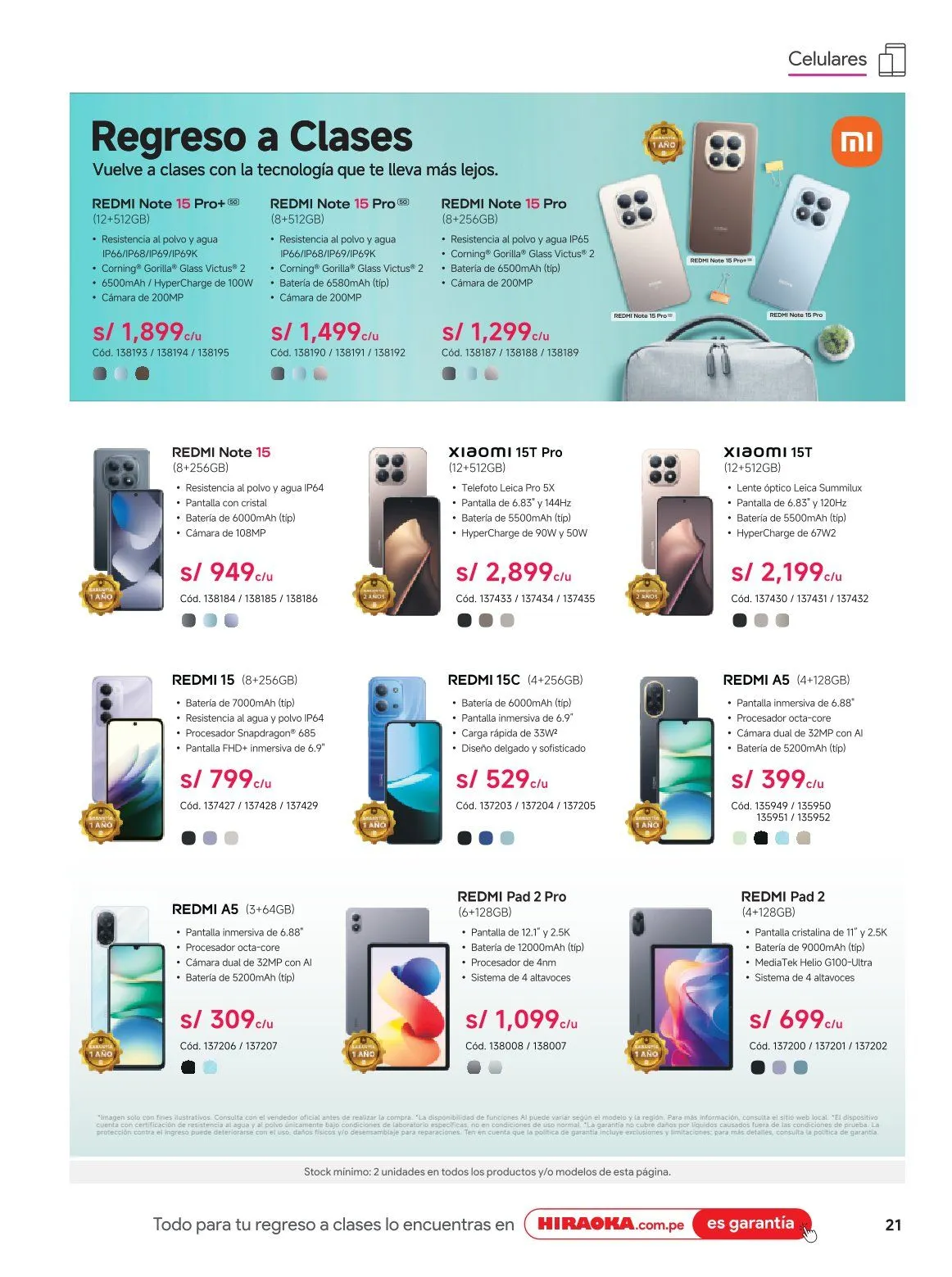 Catalogo de Catalogo hiraoka 1 de marzo al 31 de marzo 2026 - Pag 21