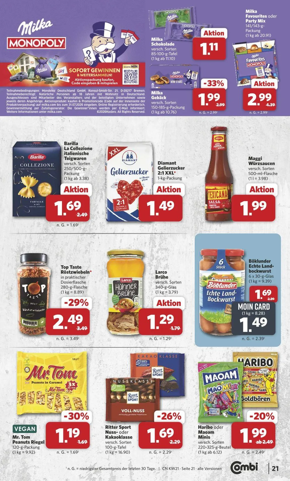 Combi Angebote von 18. Mai bis 23. Mai 2026 - Prospekt seite 21