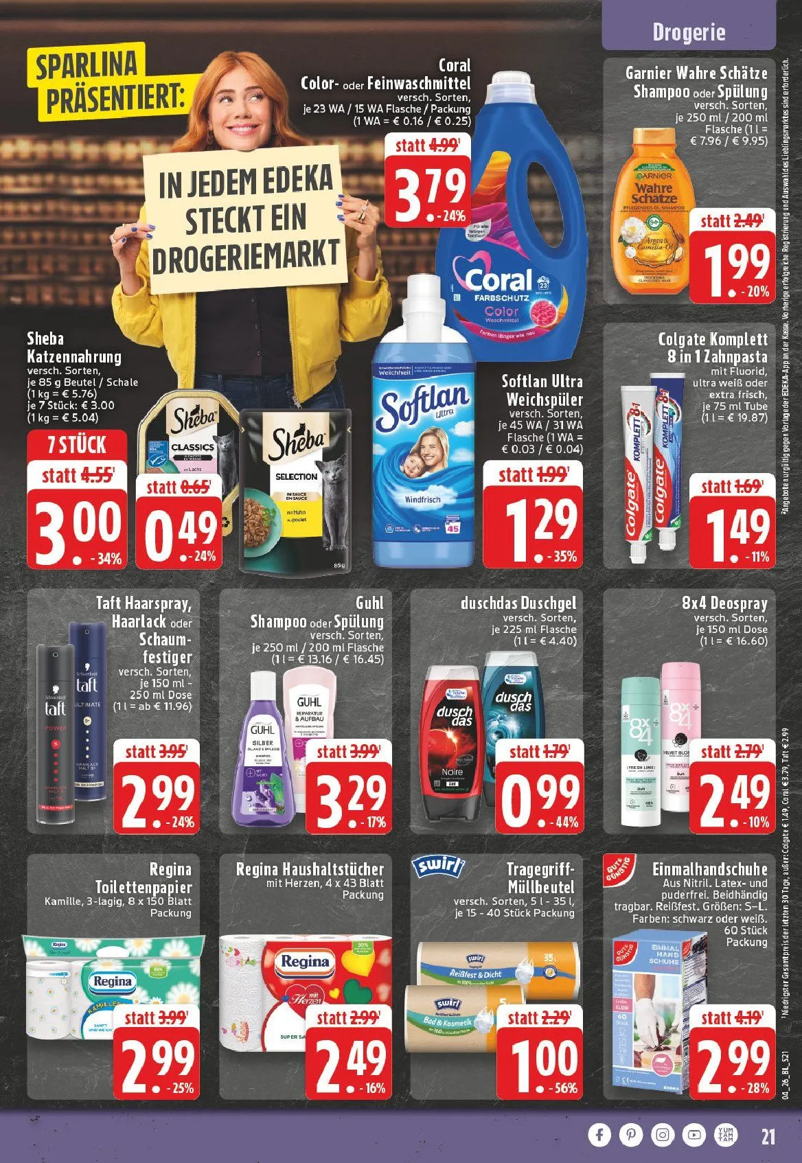 Edeka Prospekte  von 18. Januar bis 23. Januar 2026 - Prospekt seite 21