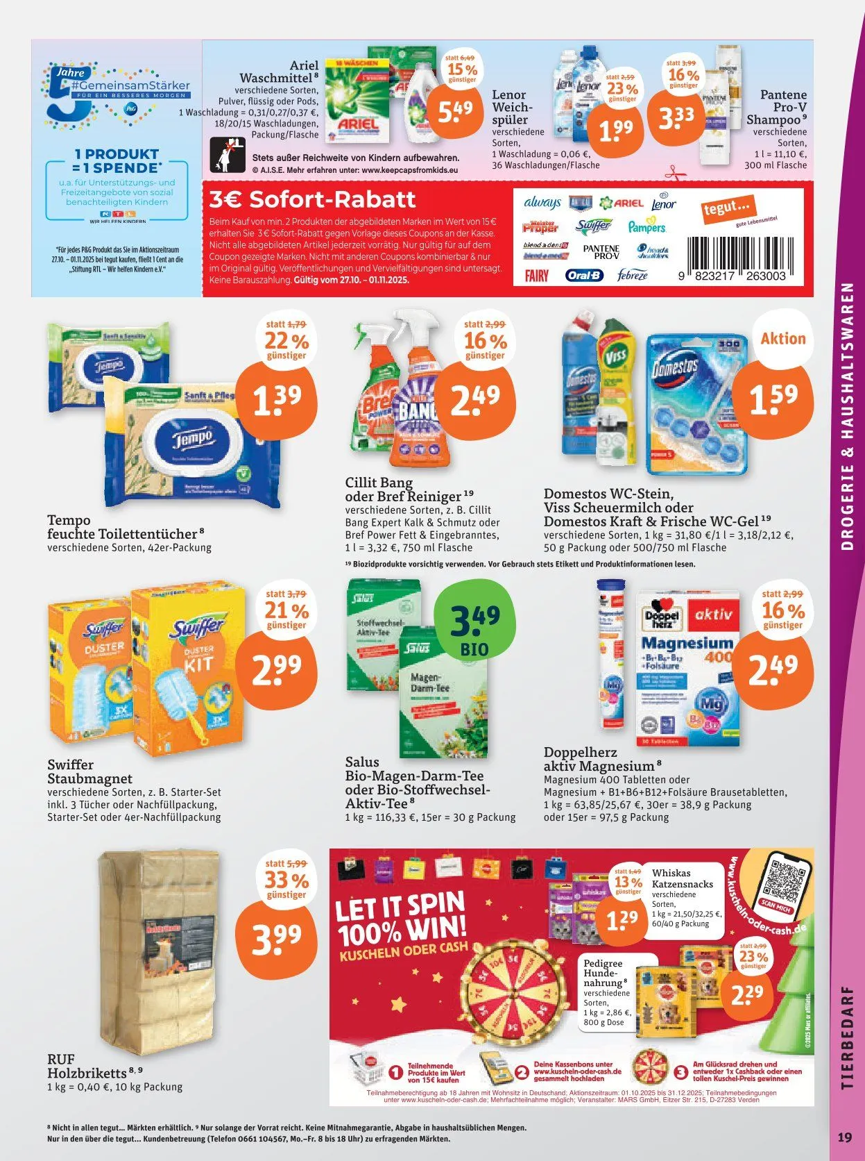 tegut... Prospekte  von 31. Oktober bis 3. November 2025 - Prospekt seite 21