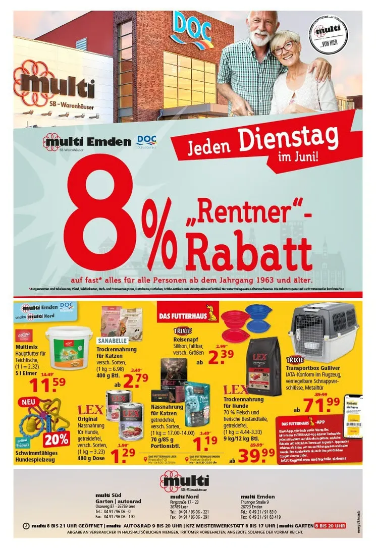 Multi Markt Angebote von 22. Juni bis 27. Juni 2026 - Prospekt seite 21