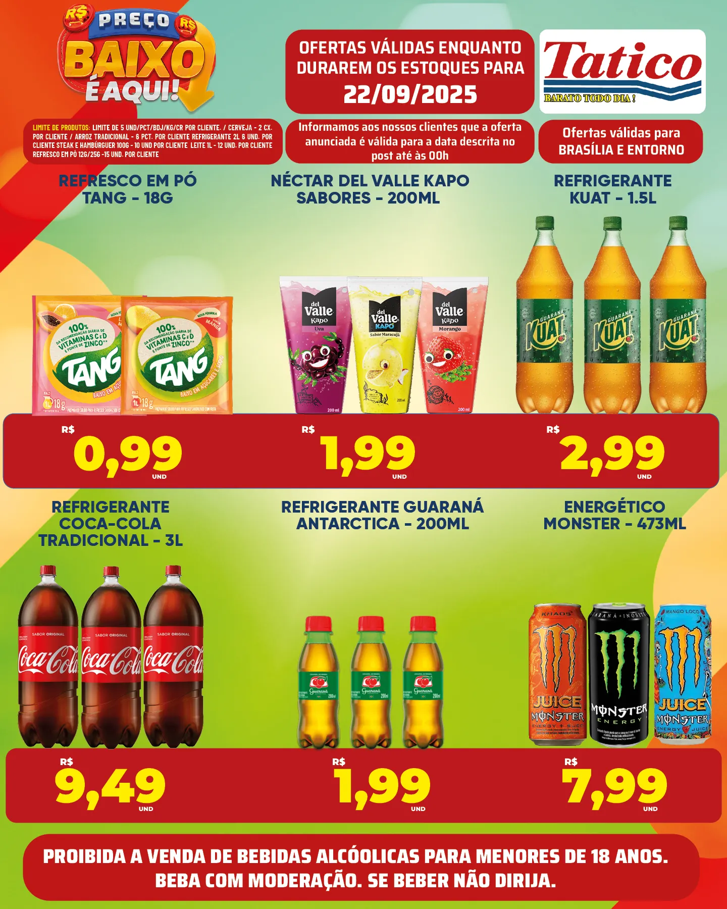 Encarte de Folhetos Tatico 22 de setembro até 23 de setembro 2025 - Pagina 5