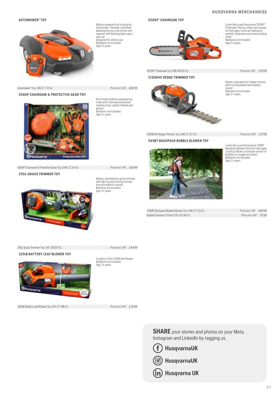 Husqvarna catalogues  von 13. Februar bis 28. Februar 2026 - Flugblätt seite  213