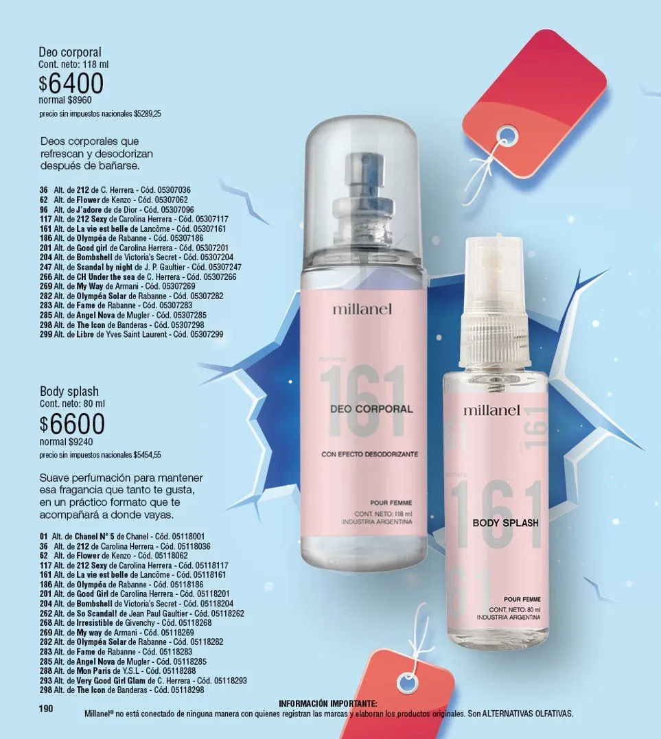 Ofertas de  Ofertas Millanel  20 de julio al 16 de agosto 2026 - Página 214 del catálogo