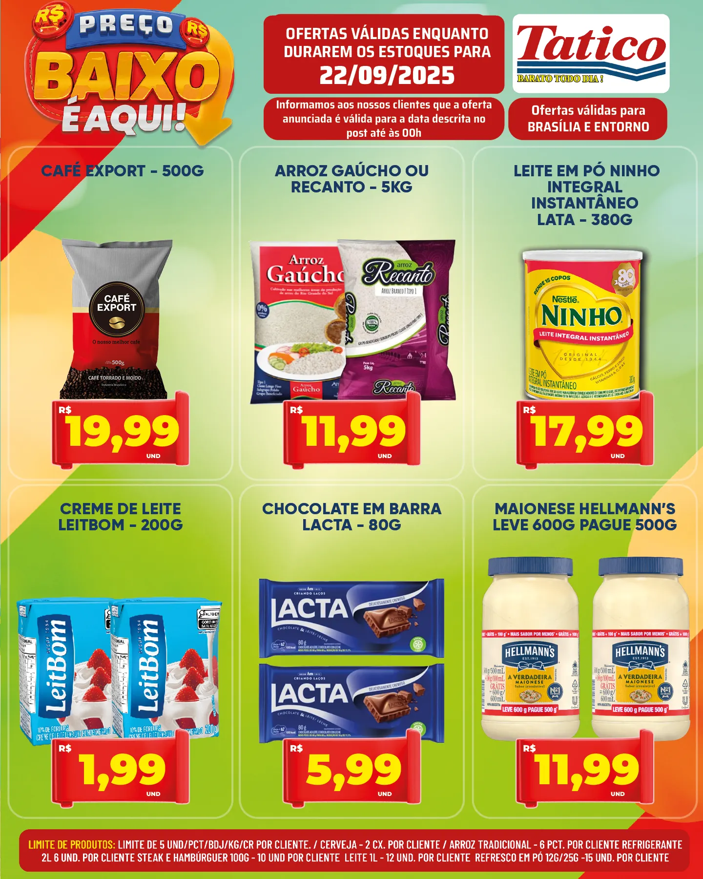 Encarte de Folhetos Tatico 22 de setembro até 23 de setembro 2025 - Pagina 12