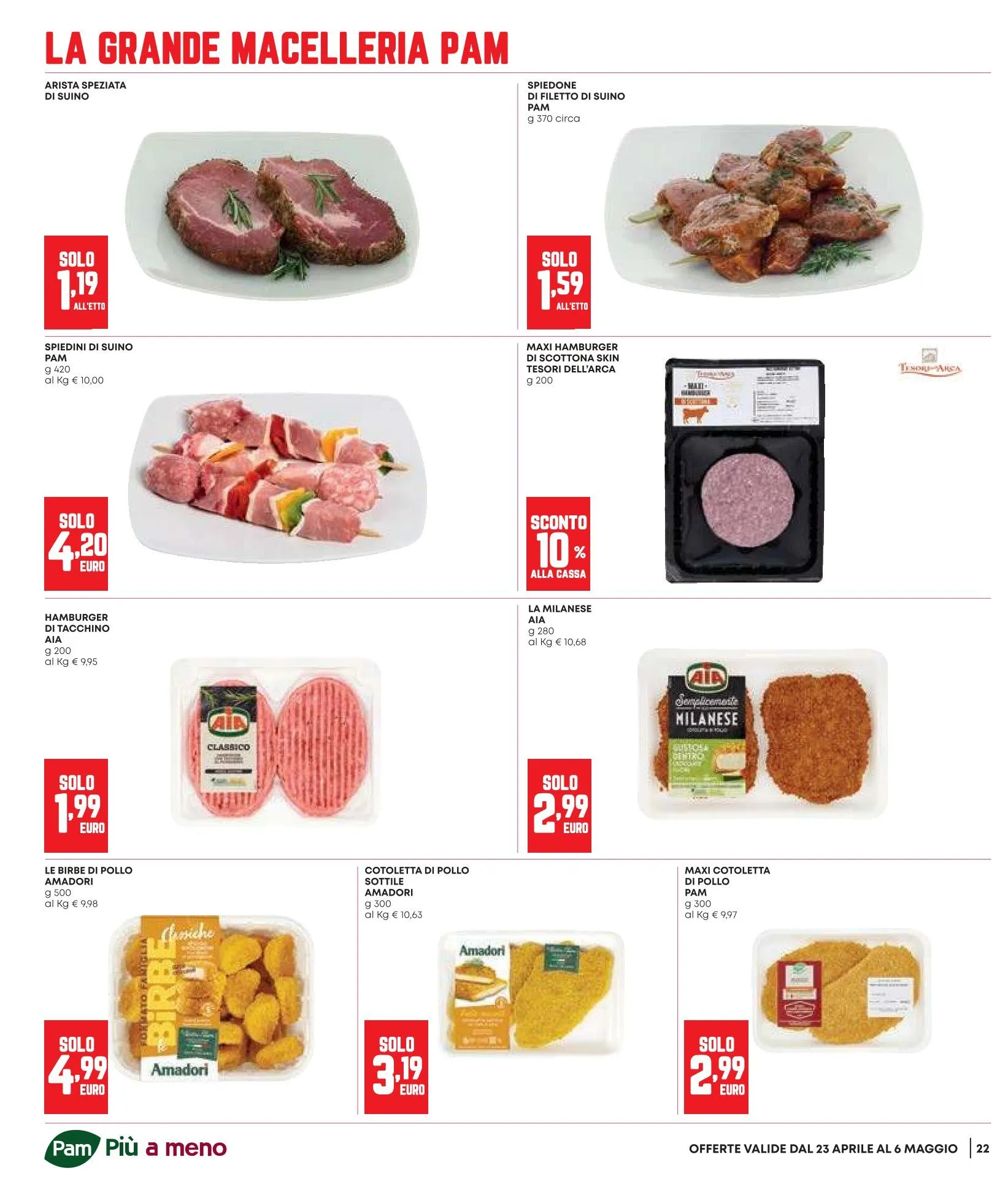 Volantini Pam da 23 aprile a 6 maggio di 2026 - Pagina del volantino 22