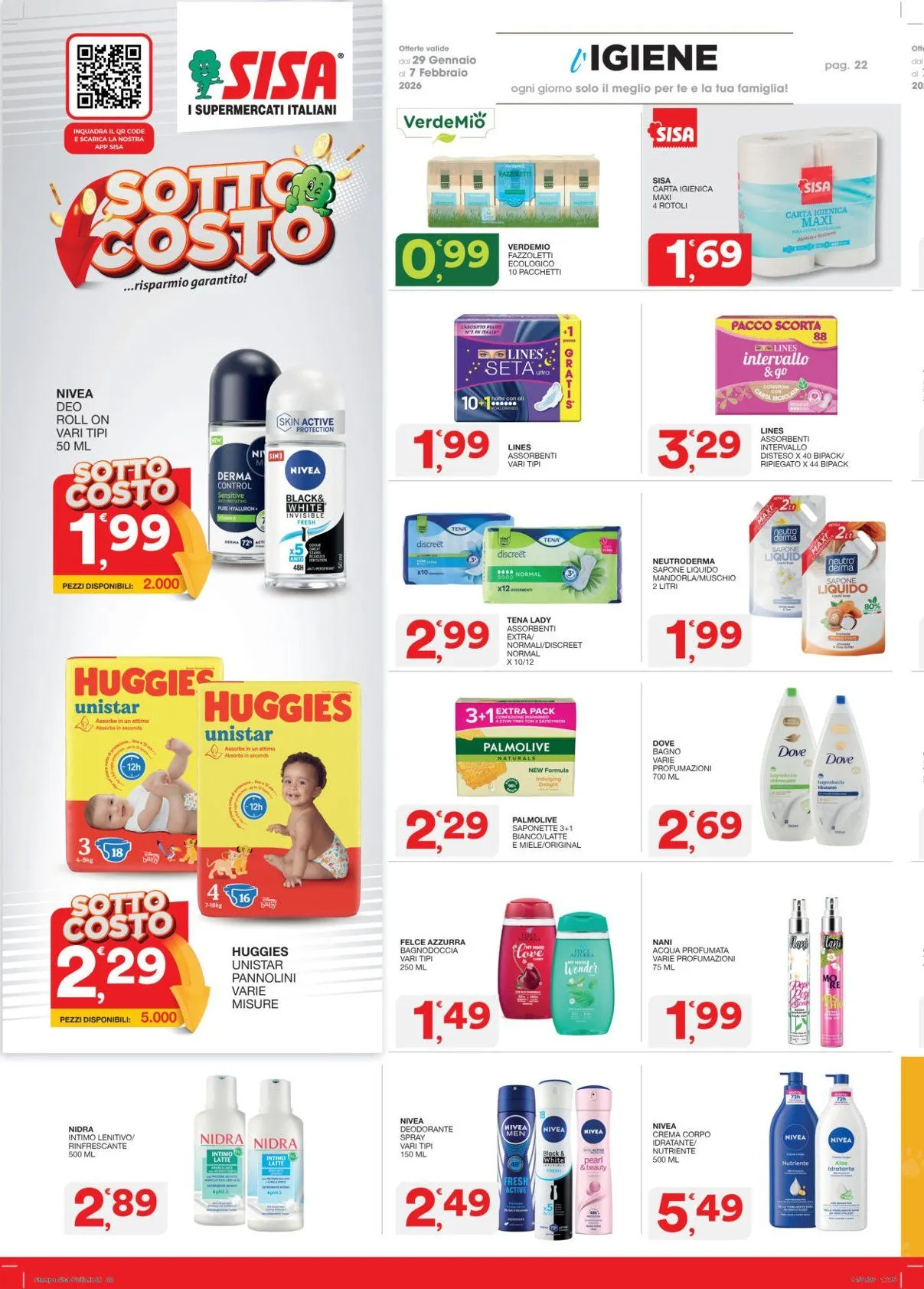 Volantini Sisa da 29 gennaio a 7 febbraio di 2026 - Pagina del volantino 22