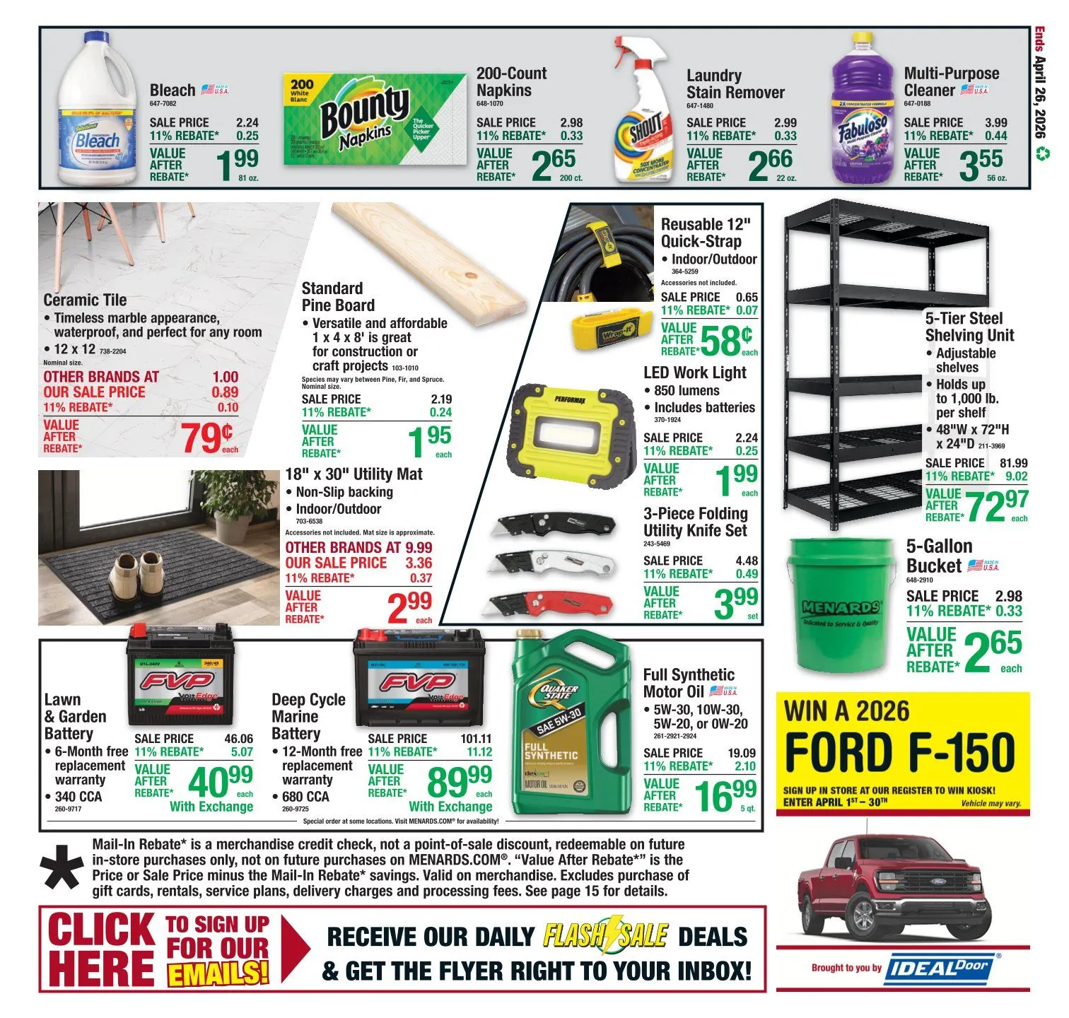 Weekly ad Menards weekly ads from April 15 to April 26 2026 - Page 22