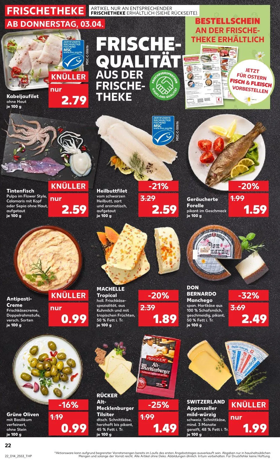 Kaufland Prospekt von 3. April bis 9. April 2025 - Prospekt seite 22