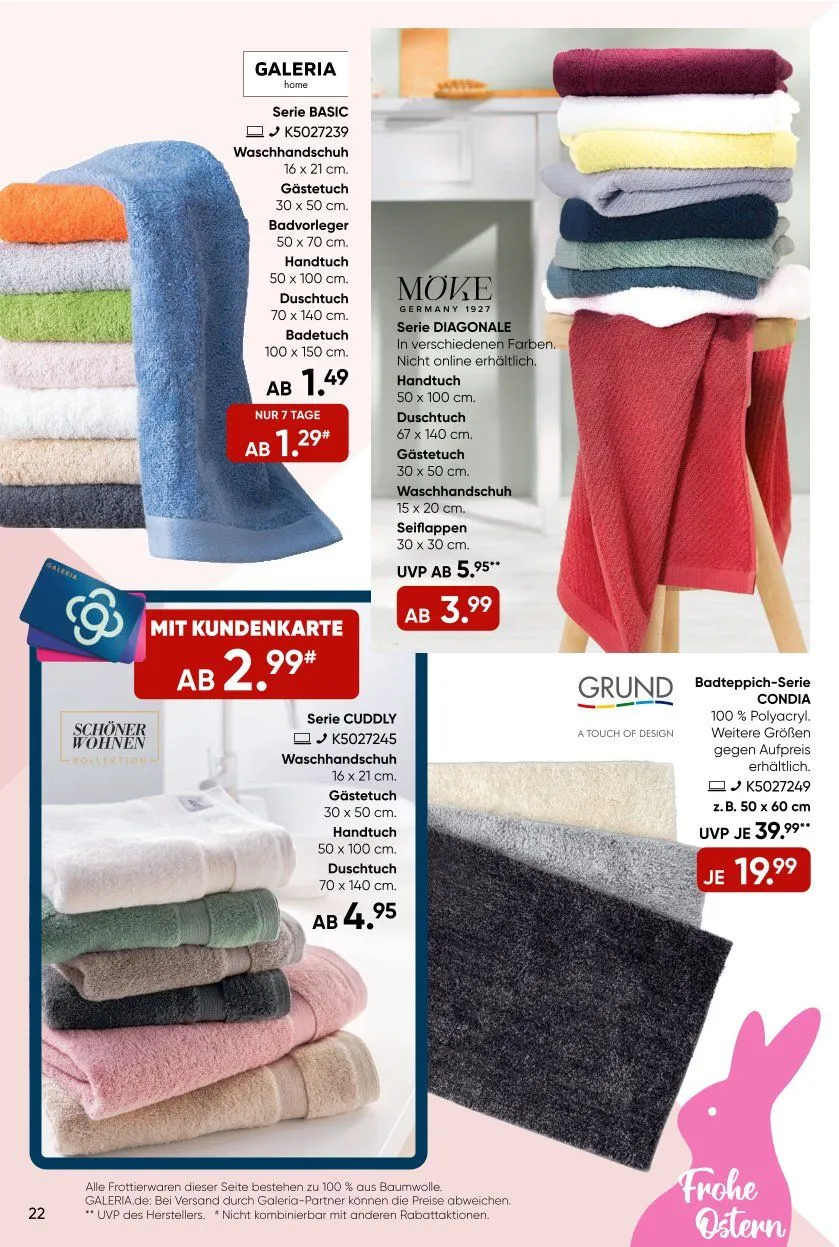 GALERIA Karstadt Kaufhof Prospekt von 3. April bis 8. April 2025 - Prospekt seite 28